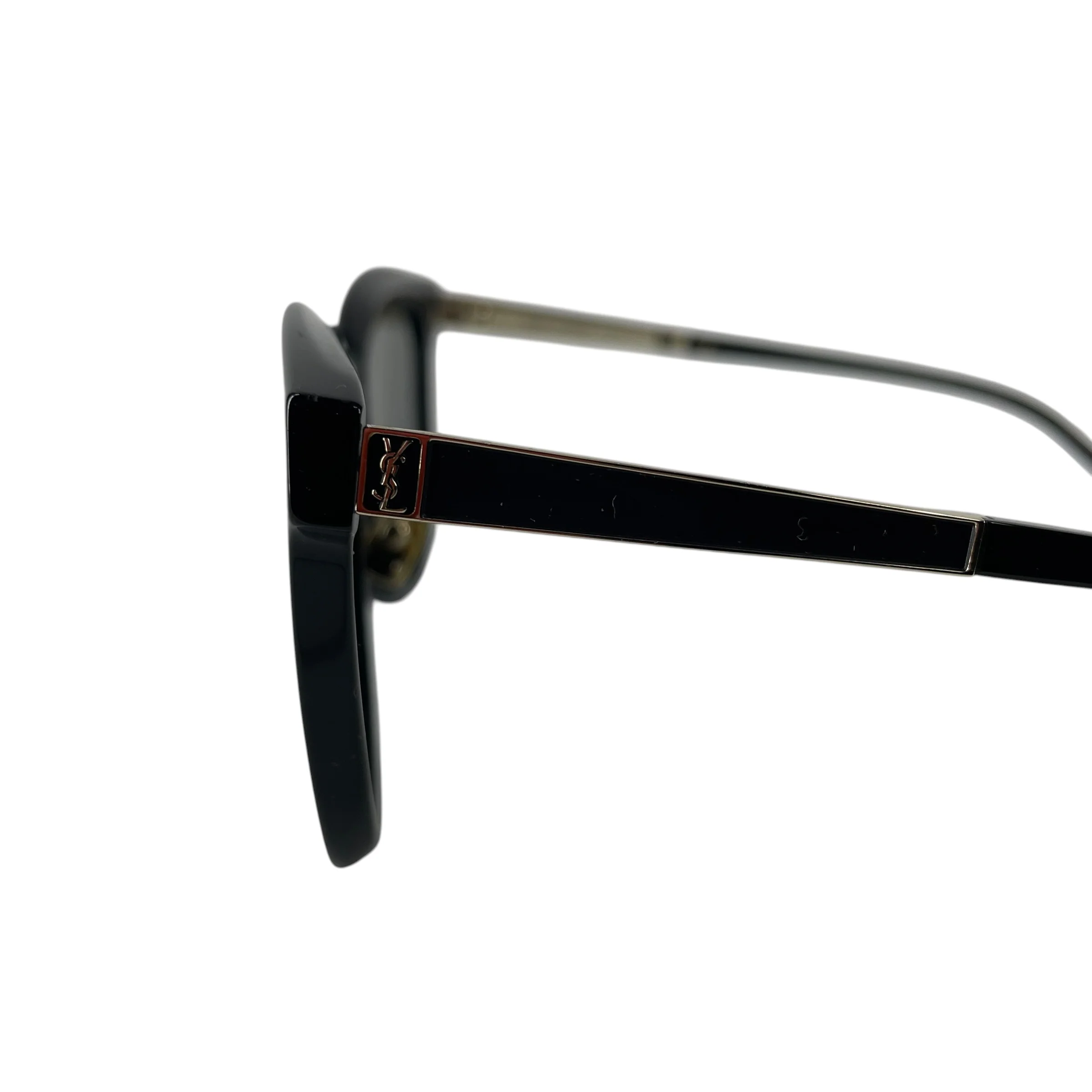 SAINT LAURENT/Sunglasses/Titanium/BLK/SLM7K GOLD INNER