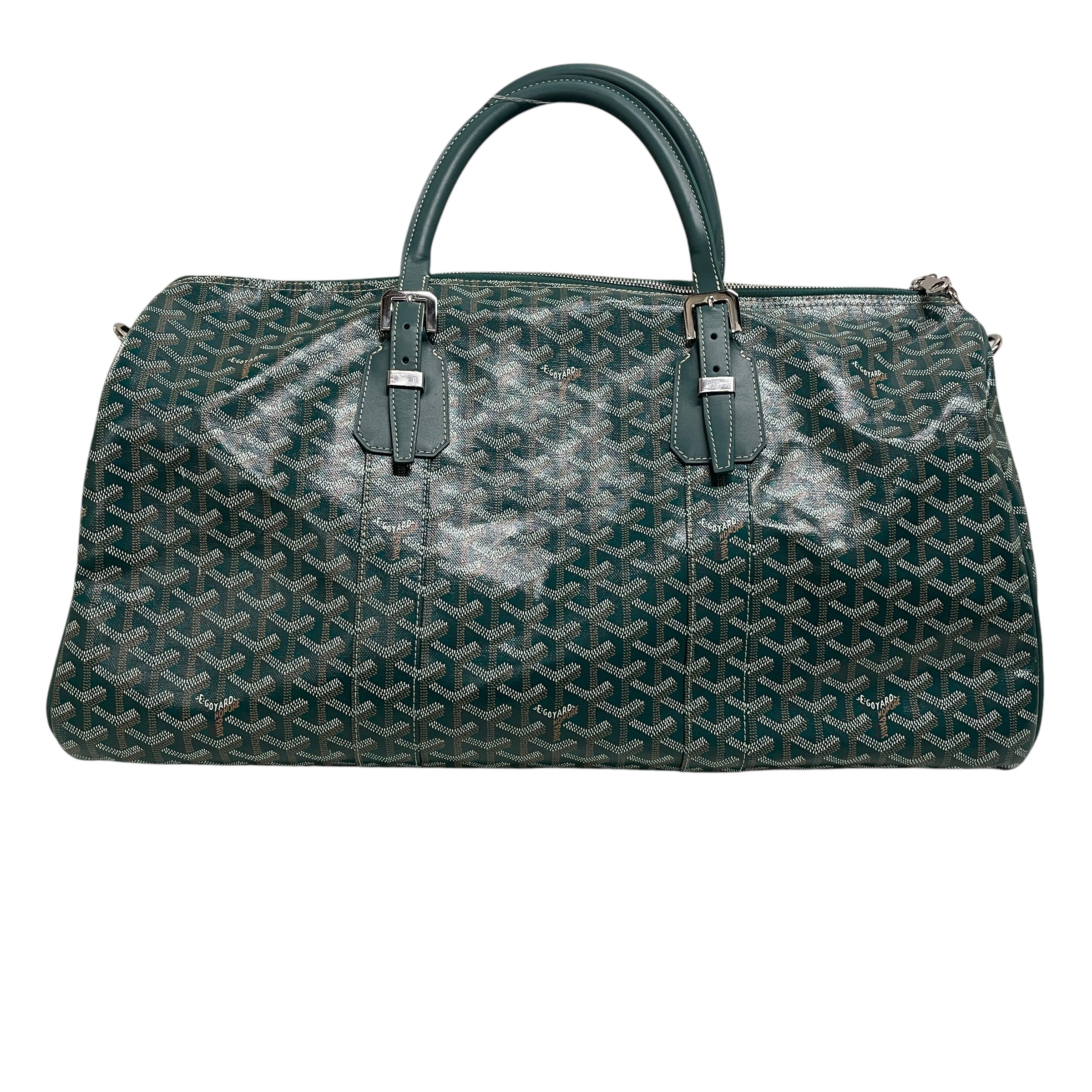 GOYARD/Bag/Monogram/Leather/GRN/GREEN HANDLE