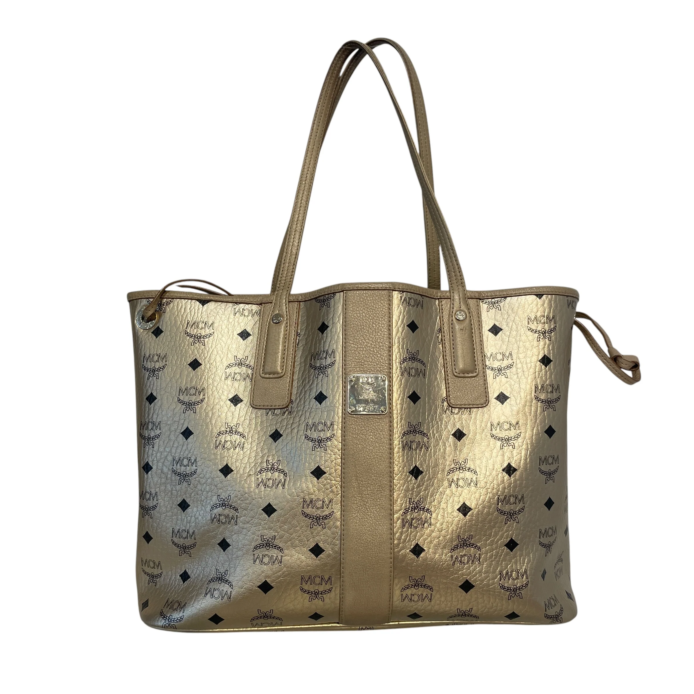 MCM/Tote Bag/Monogram/Leather/GLD/