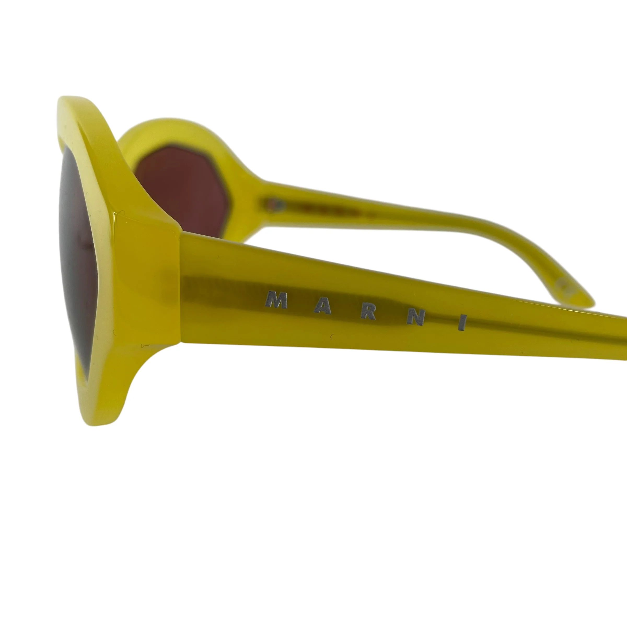 MARNI/Sunglasses/Plastic/GLD/ROUND PINK LENS