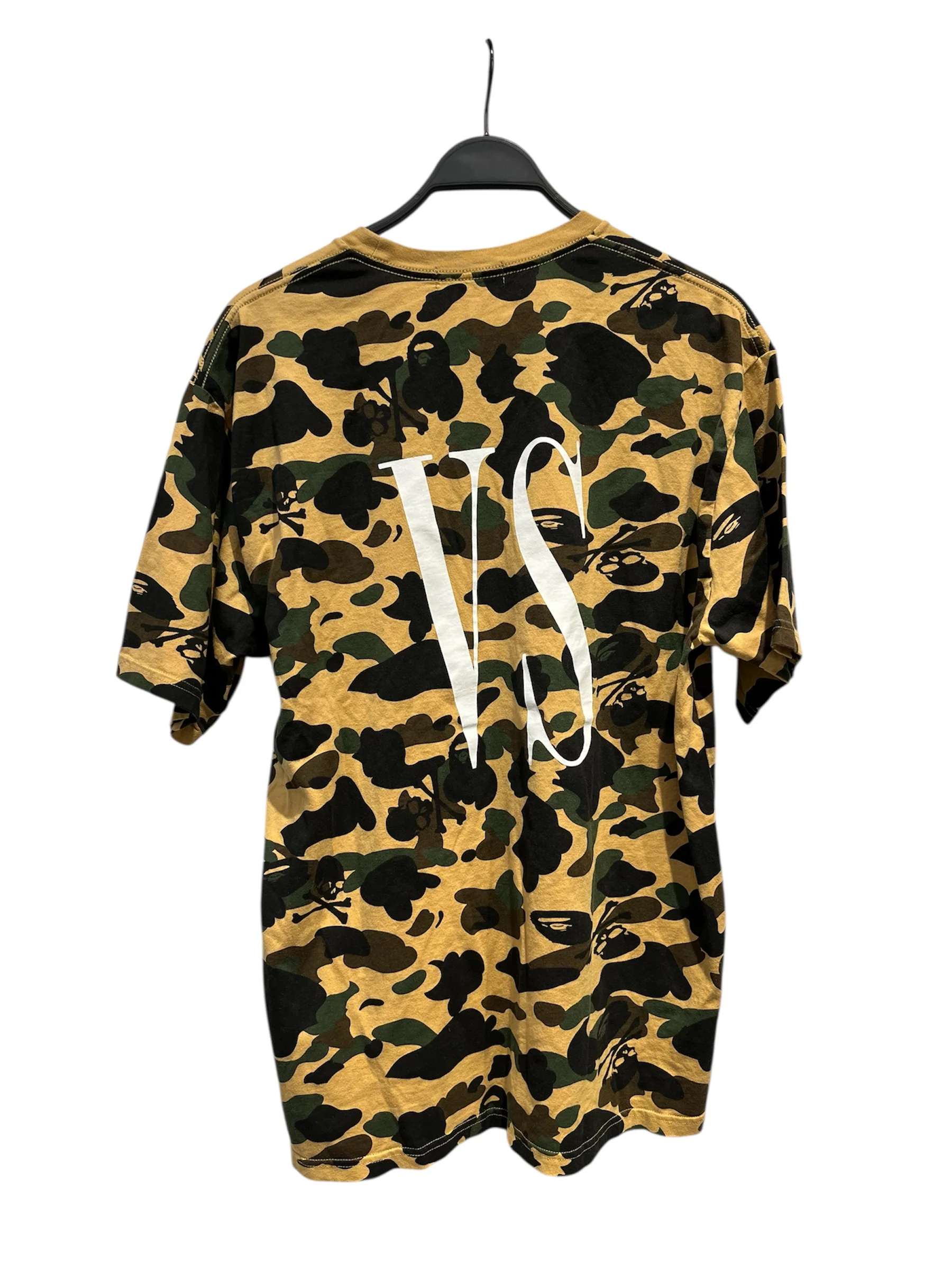 mastermind JAPAN/A BATHING APE/T-Shirt/XL/Cotton/BEG/Camouflage/logos