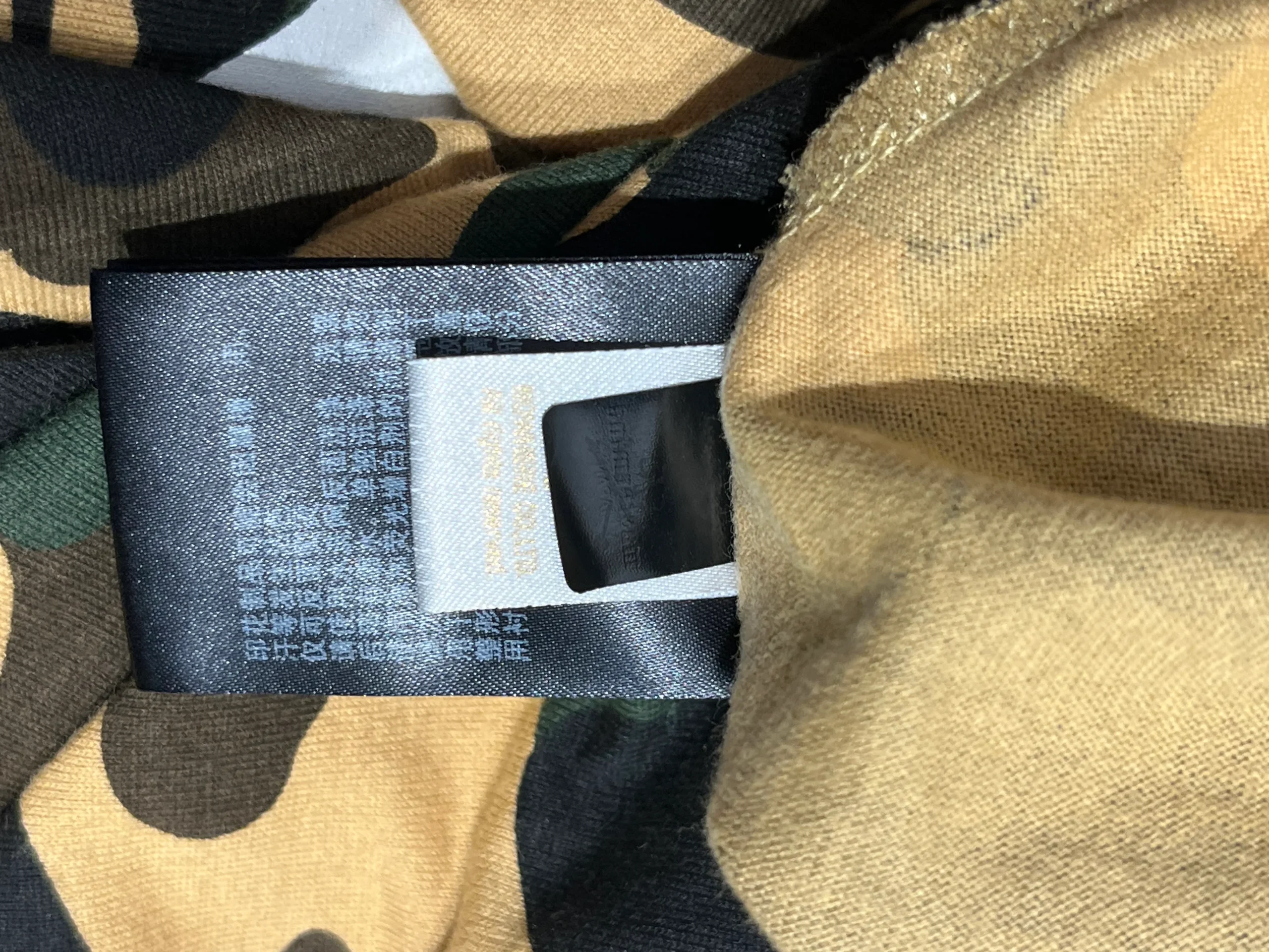 mastermind JAPAN/A BATHING APE/T-Shirt/XL/Cotton/BEG/Camouflage/logos