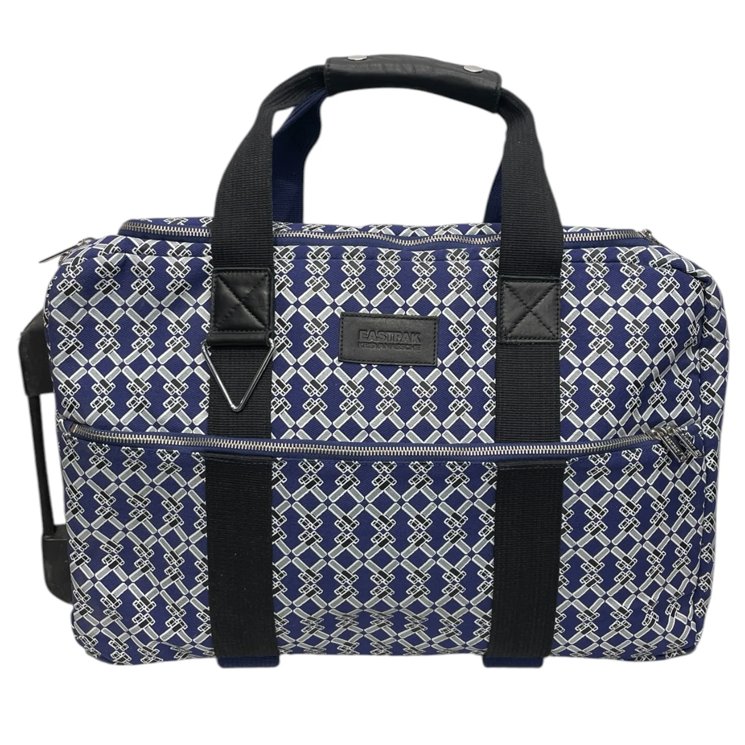 EASTPAK/KRISVANASSCHE/Luggage/Border/Cotton/NVY/CARRY ON W/ SIDE HANDLE