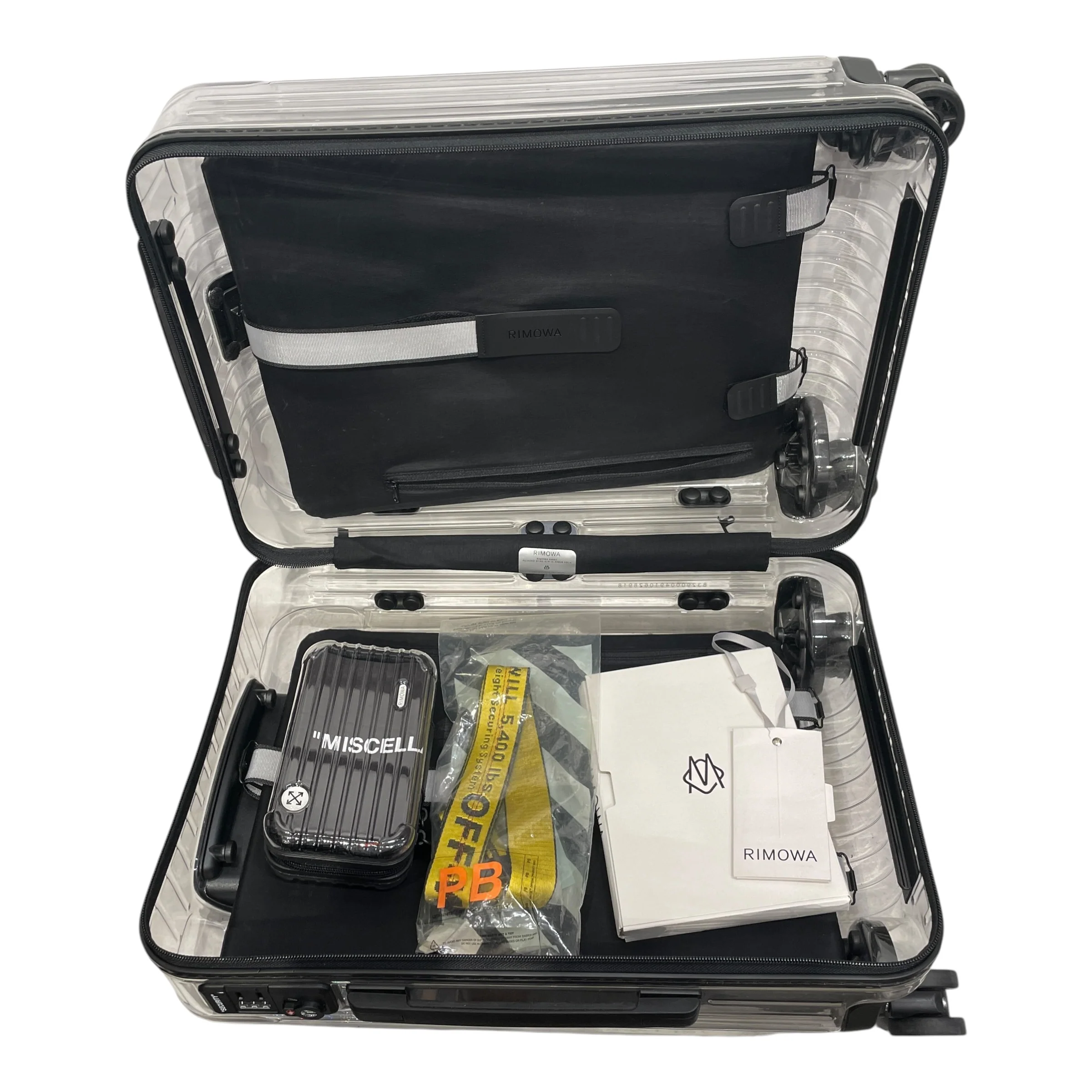RIMOWA/OFF-WHITE/Luggage/CLR/TRANSPARENT CARRY-ON