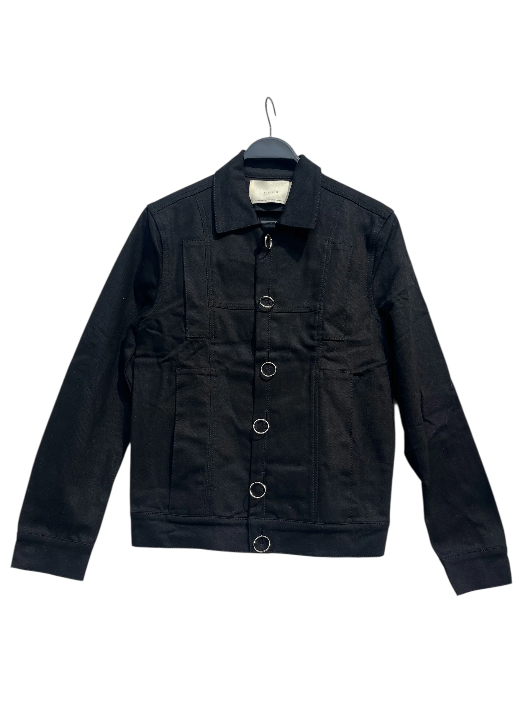 1017 ALYX 9SM(ALYX)/Denim Jkt/S/Cotton/BLK/KEY RING DENIM JKT