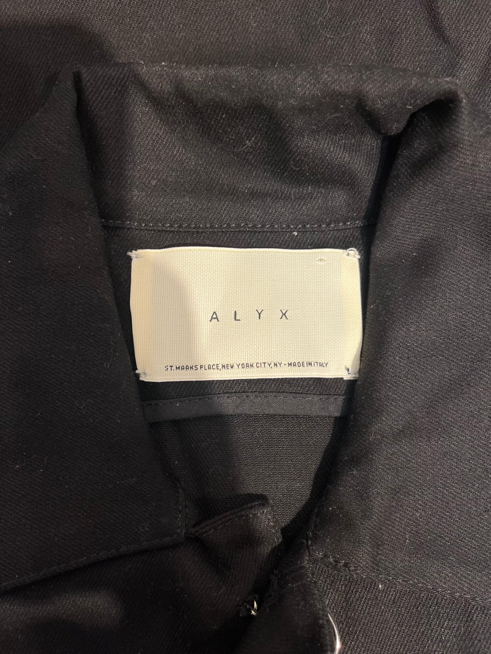 1017 ALYX 9SM(ALYX)/Denim Jkt/S/Cotton/BLK/KEY RING DENIM JKT