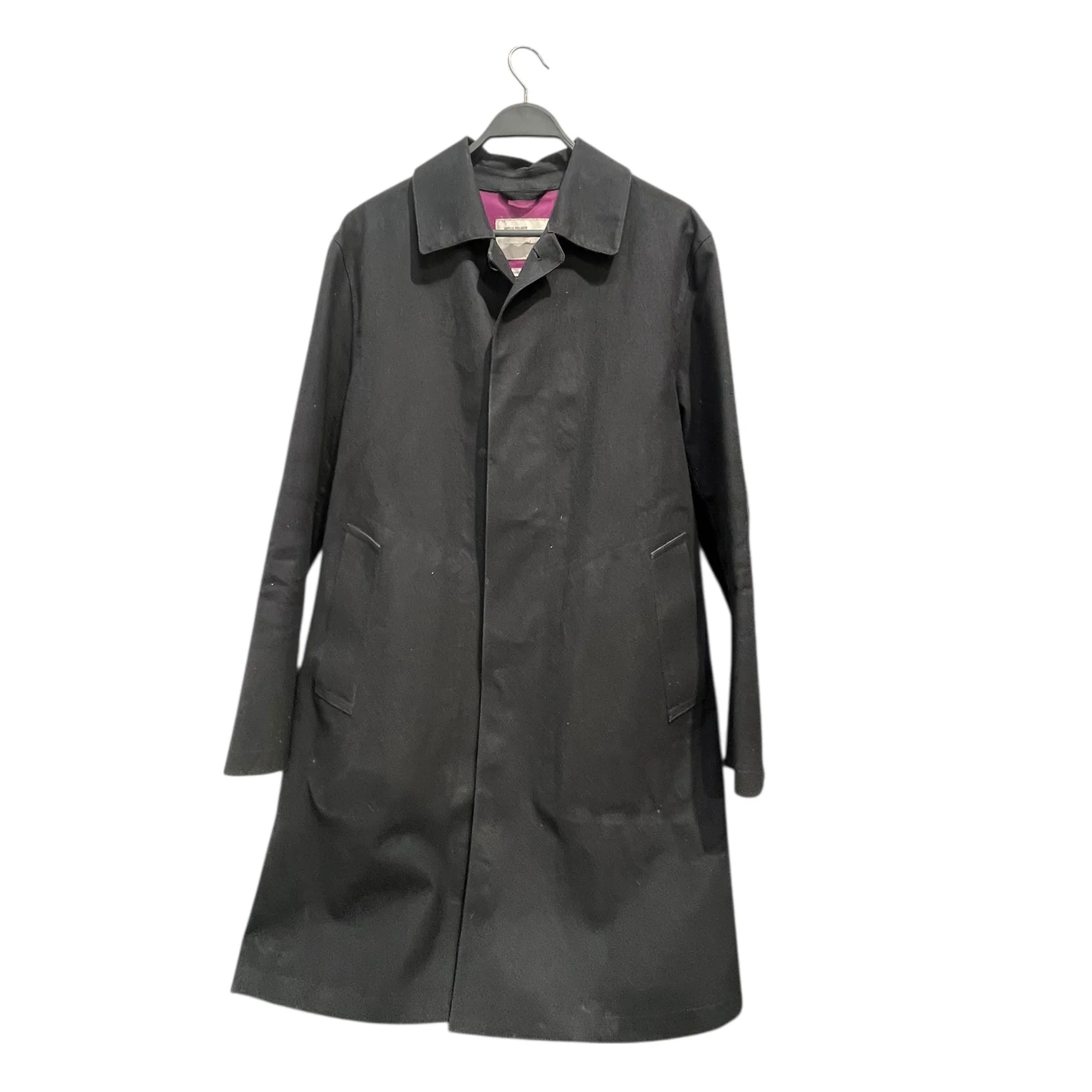 MACKINTOSH LONDON/Peacoat/M/NVY/HANDMADE TAPE SEAM TRENCH