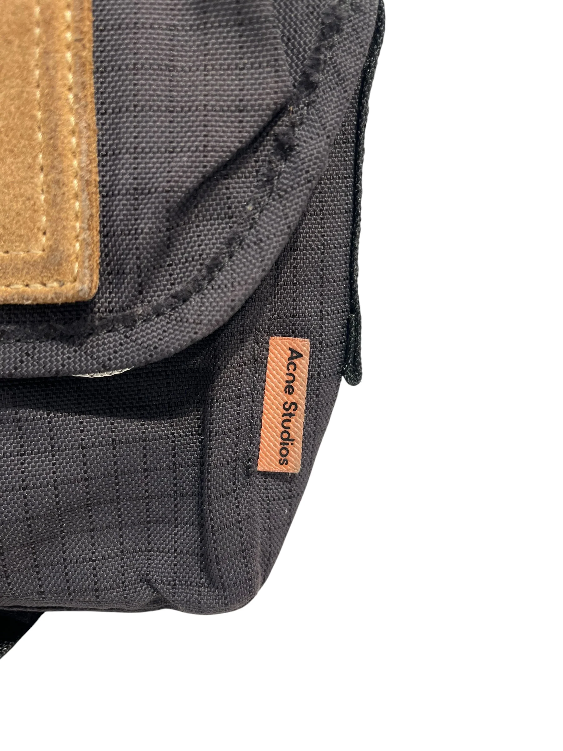 Acne Studios/Bag/Nylon/BLK/BROWN CARD SLEEVE CLEAR