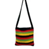 STUSSY/Bag/Stripe/Cotton/RED/KNIT TOTE BAG