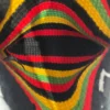 STUSSY/Bag/Stripe/Cotton/RED/KNIT TOTE BAG