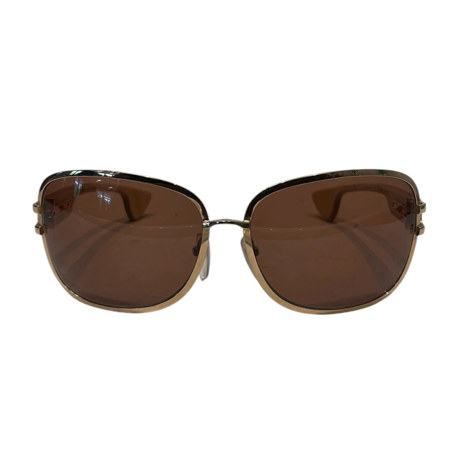 CHROME HEARTS/Sunglasses/Metal/BEG/PINK CANDLE SUNGLASSES