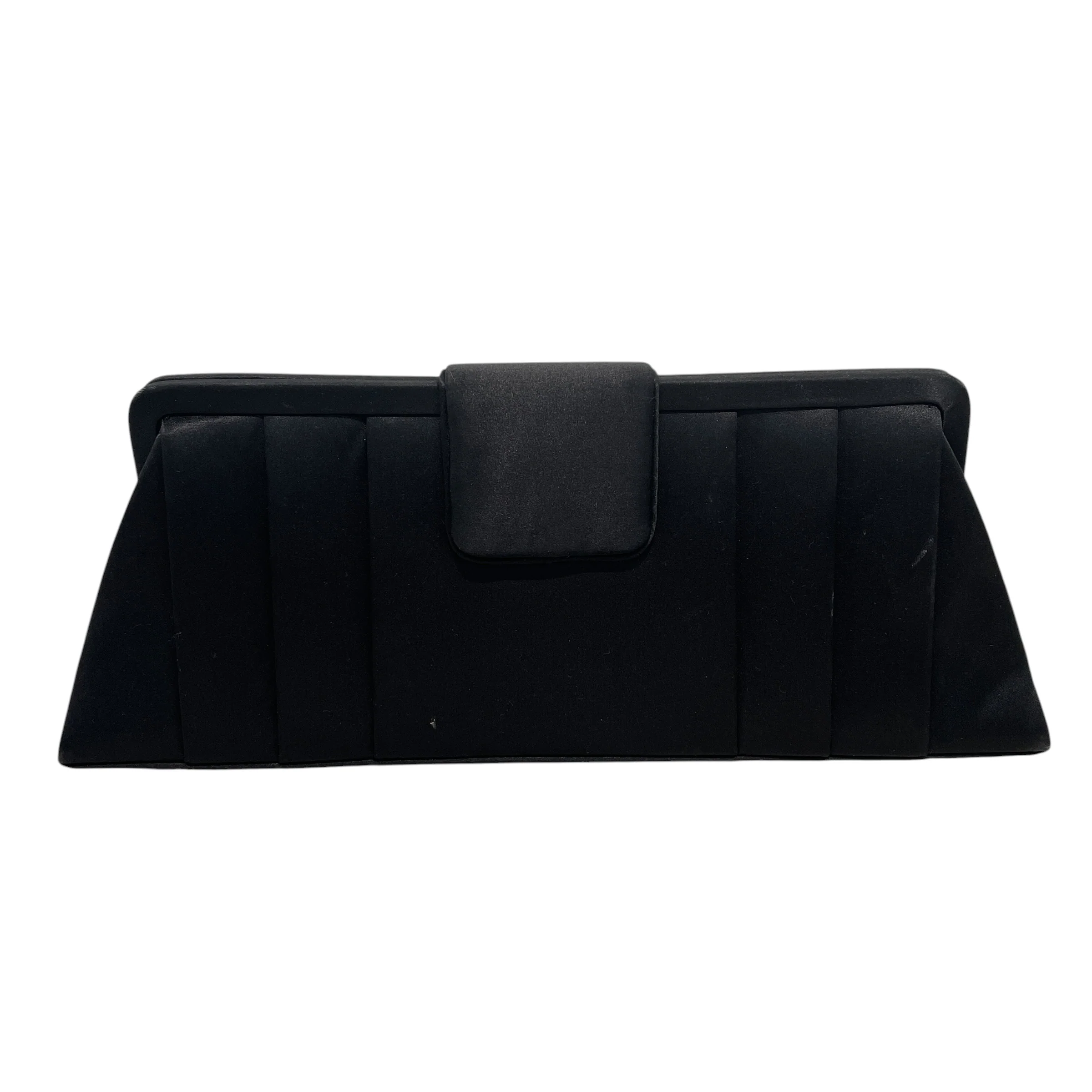 Shanghai Tang/Cross Body Bag/BLK/Satin Clutch Bag