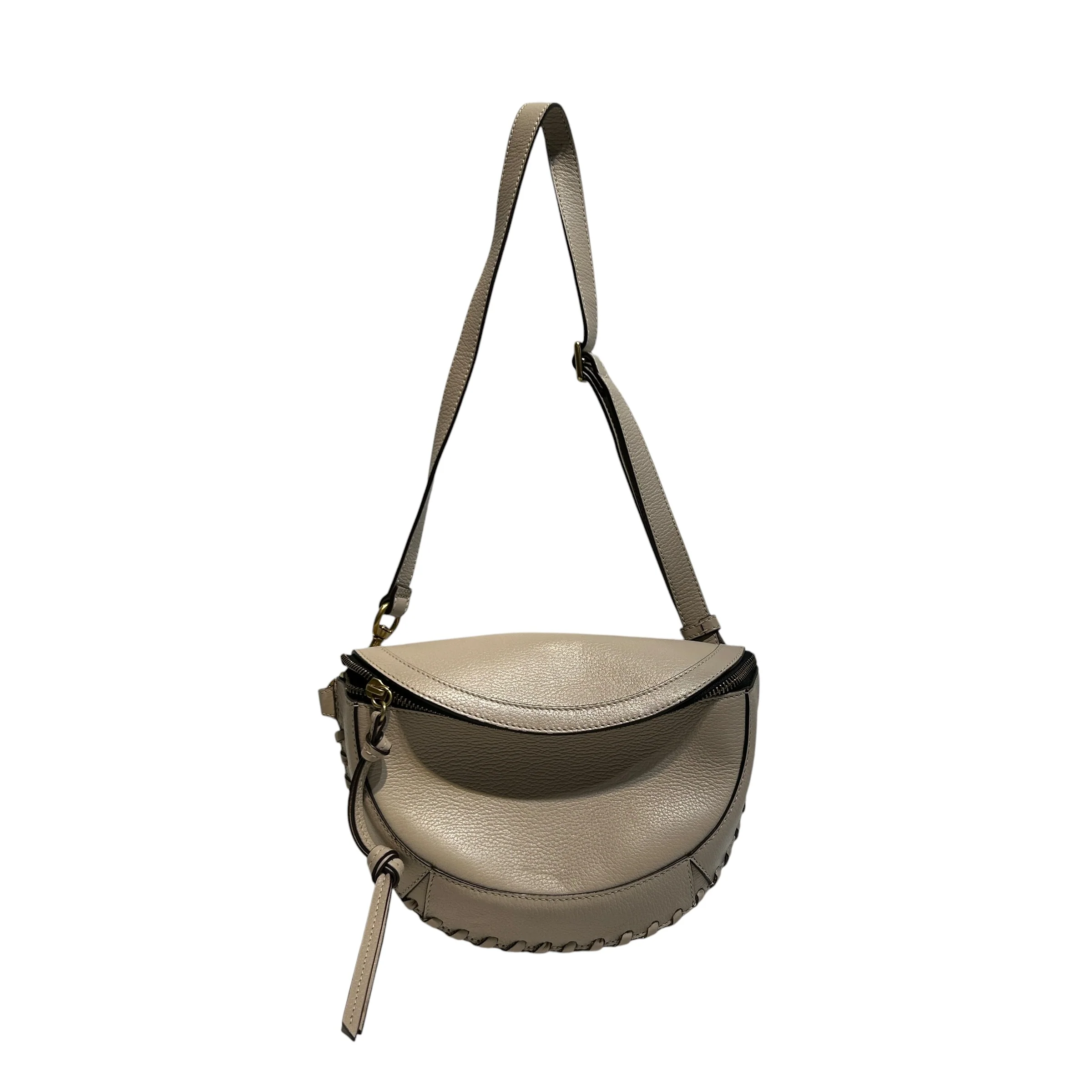 ISABEL MARANT/Fanny Pack/Leather/BEG/Skano Bag Stitched