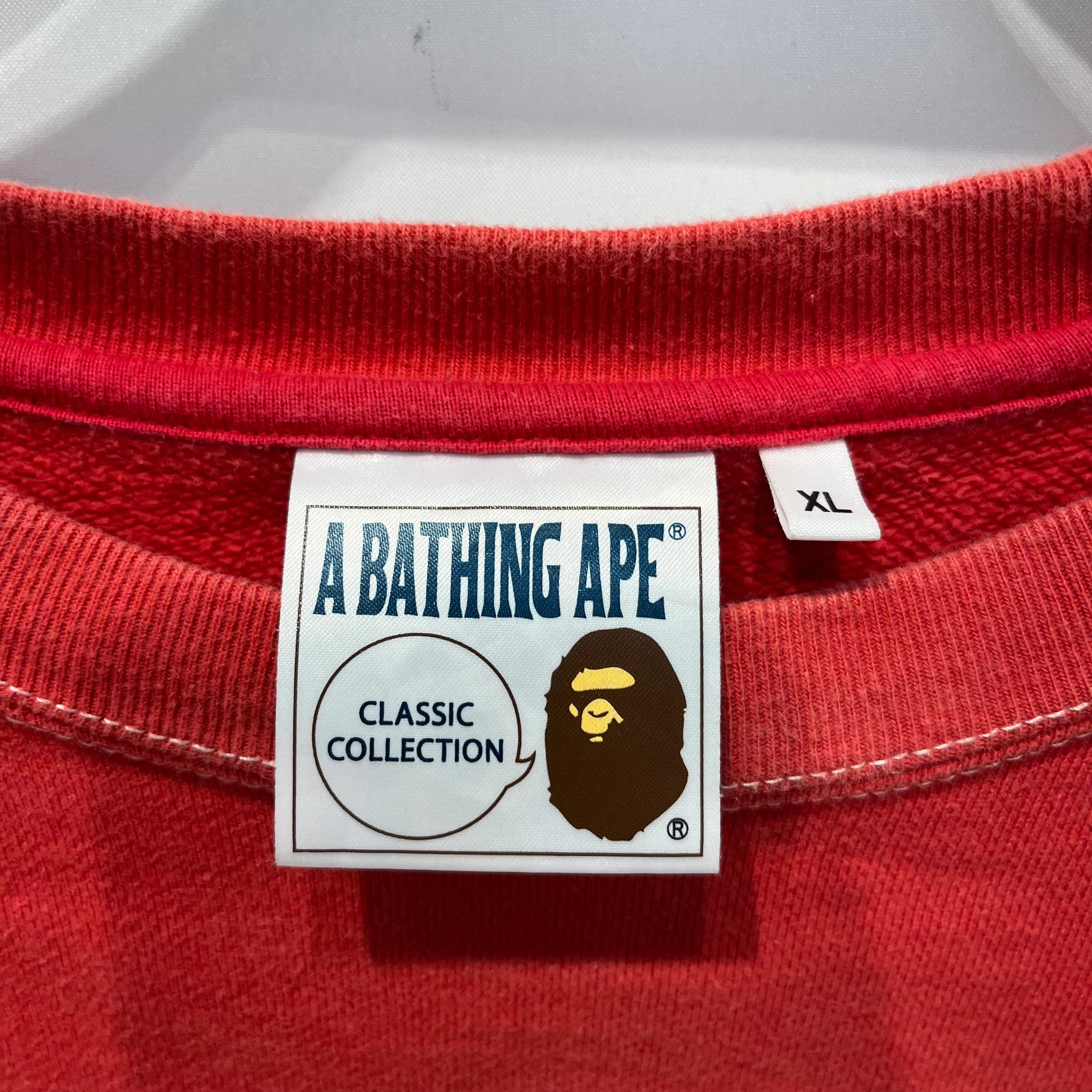 A Bathing Ape/Sweatshirt/S/Cotton/RED/