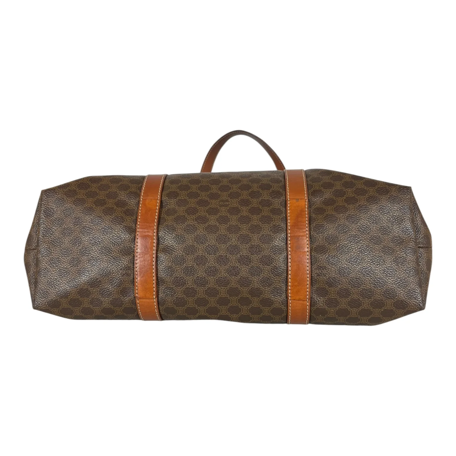 CELINE/Tote Bag/Monogram/Leather/BRW/MACADAM