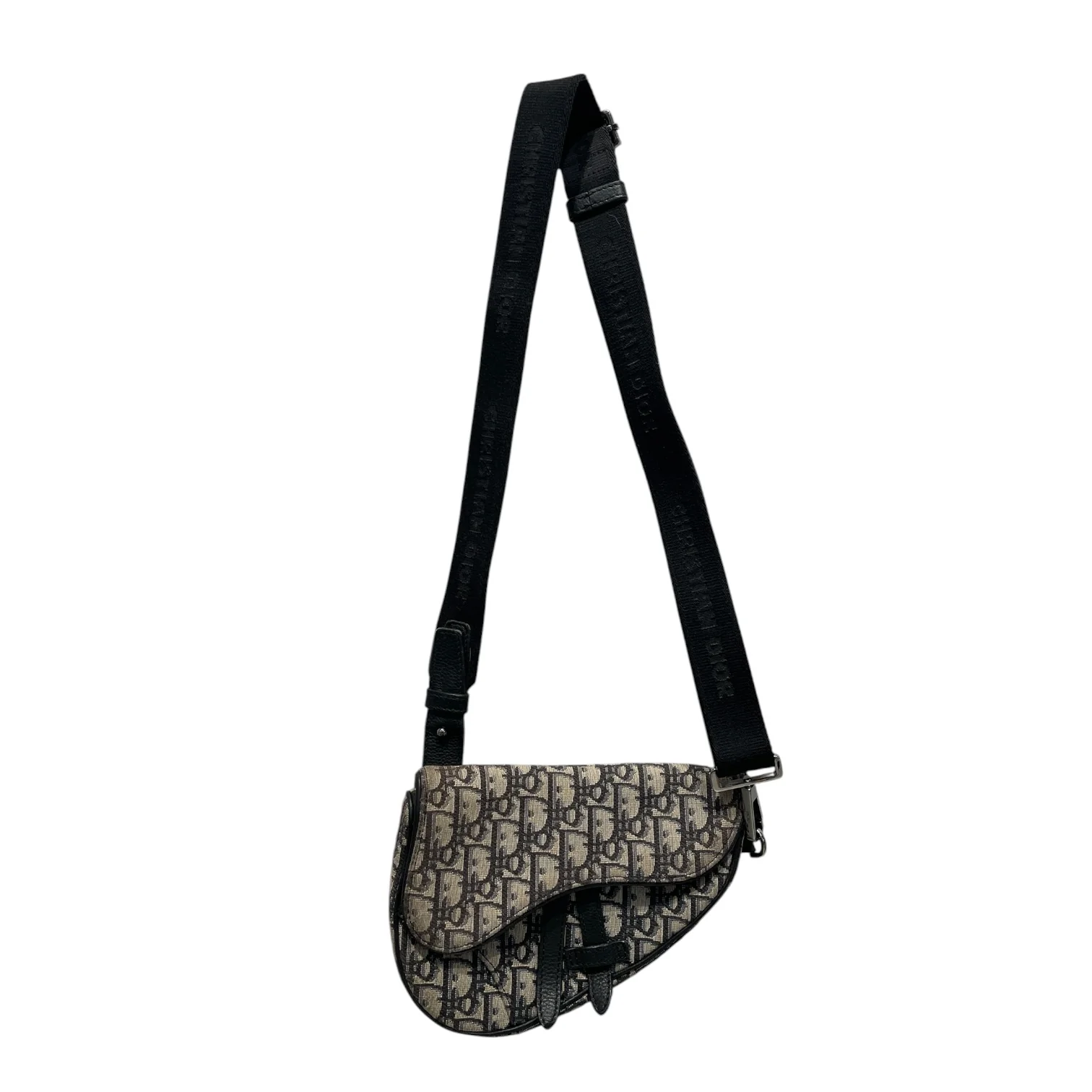 Christian Dior/Cross Body Bag/MLT/Oblique Jacquard Saddle