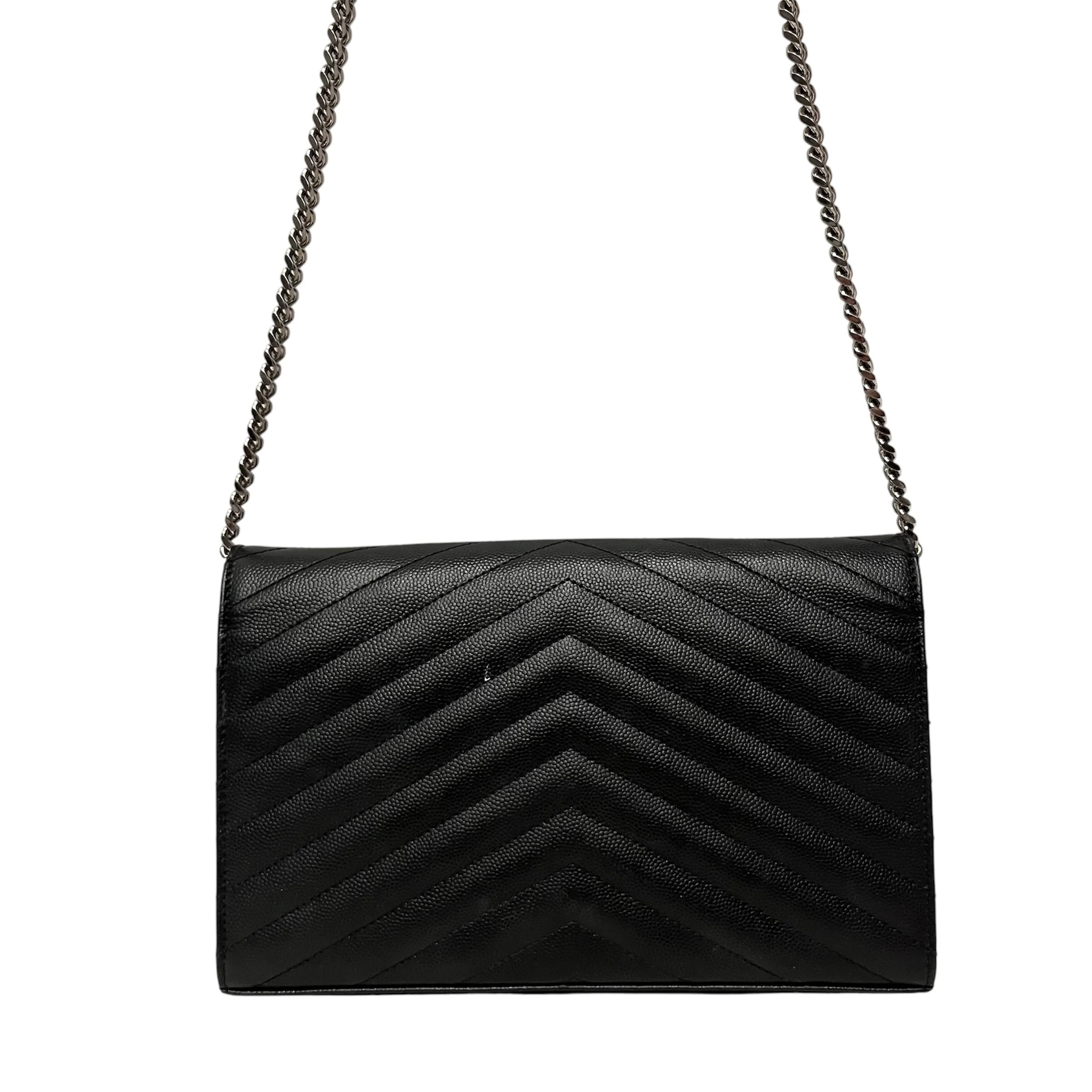 SAINT LAURENT/Cross Body Bag/Leather/BLK/