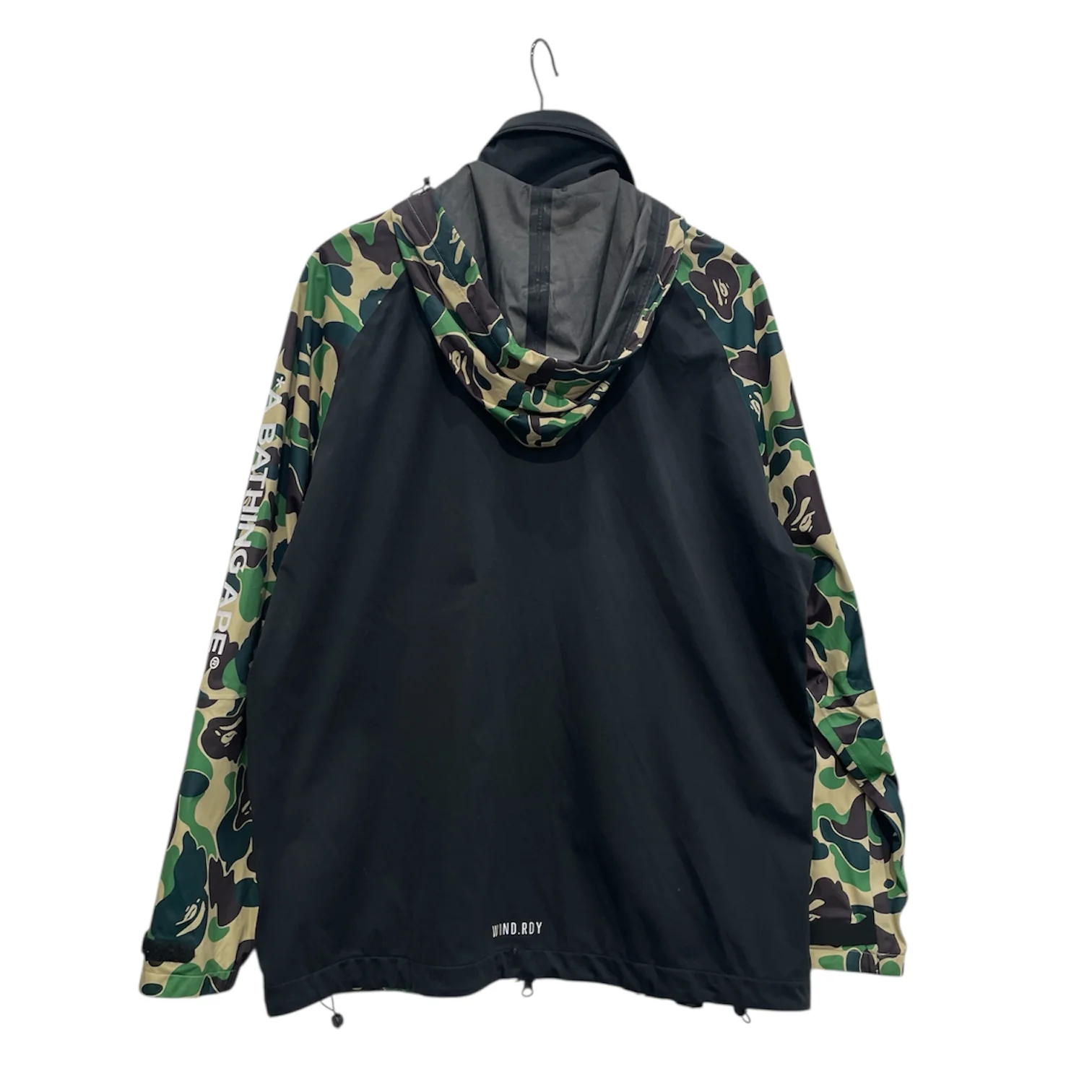 A BATHING APE/adidas/Windbreaker/L/Polyester/GRN/Camouflage/GOLF ABC CAMO JACKET