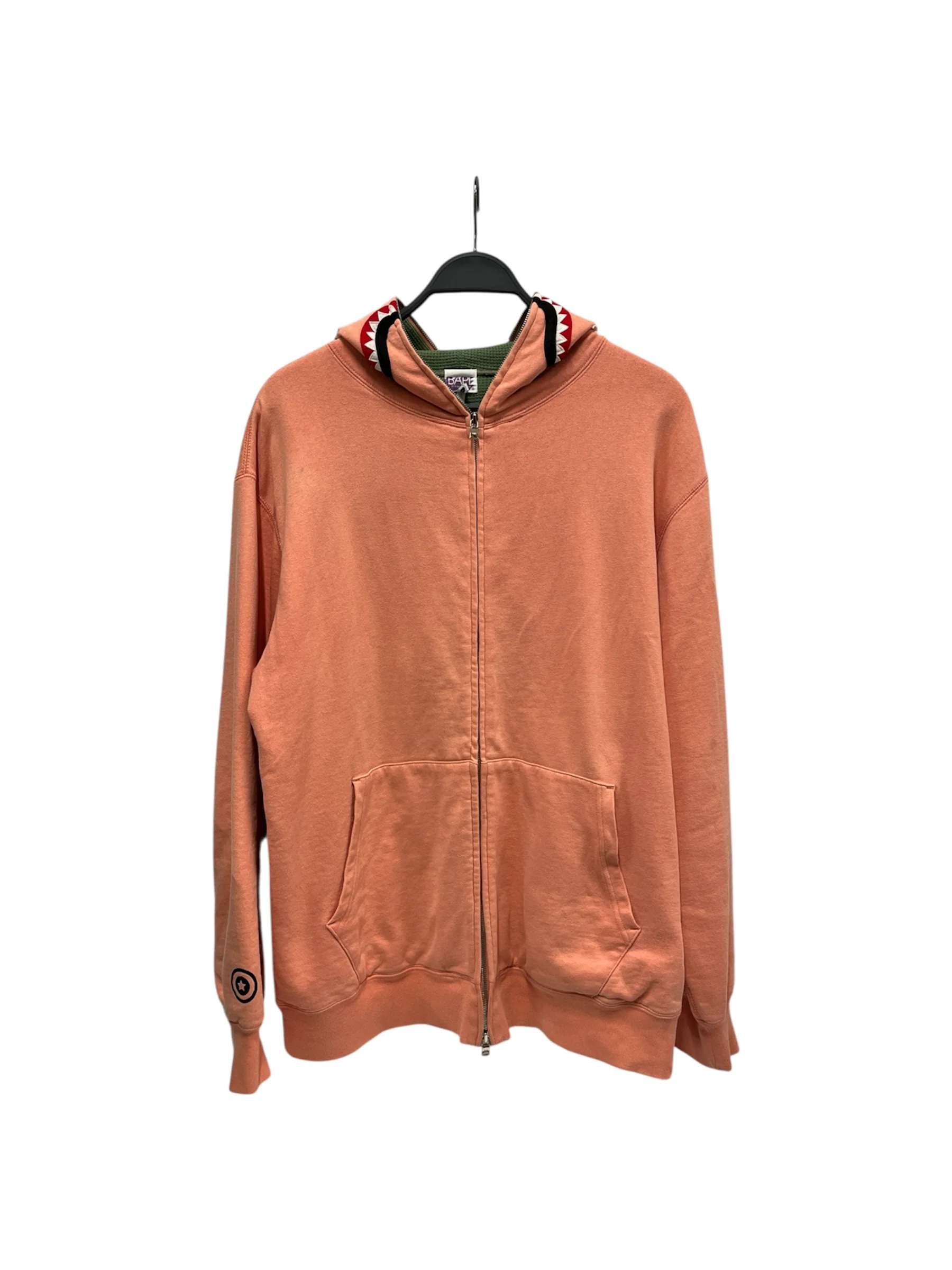 A BATHING APE/Zip Up Hoodie/XL/Cotton/PNK/