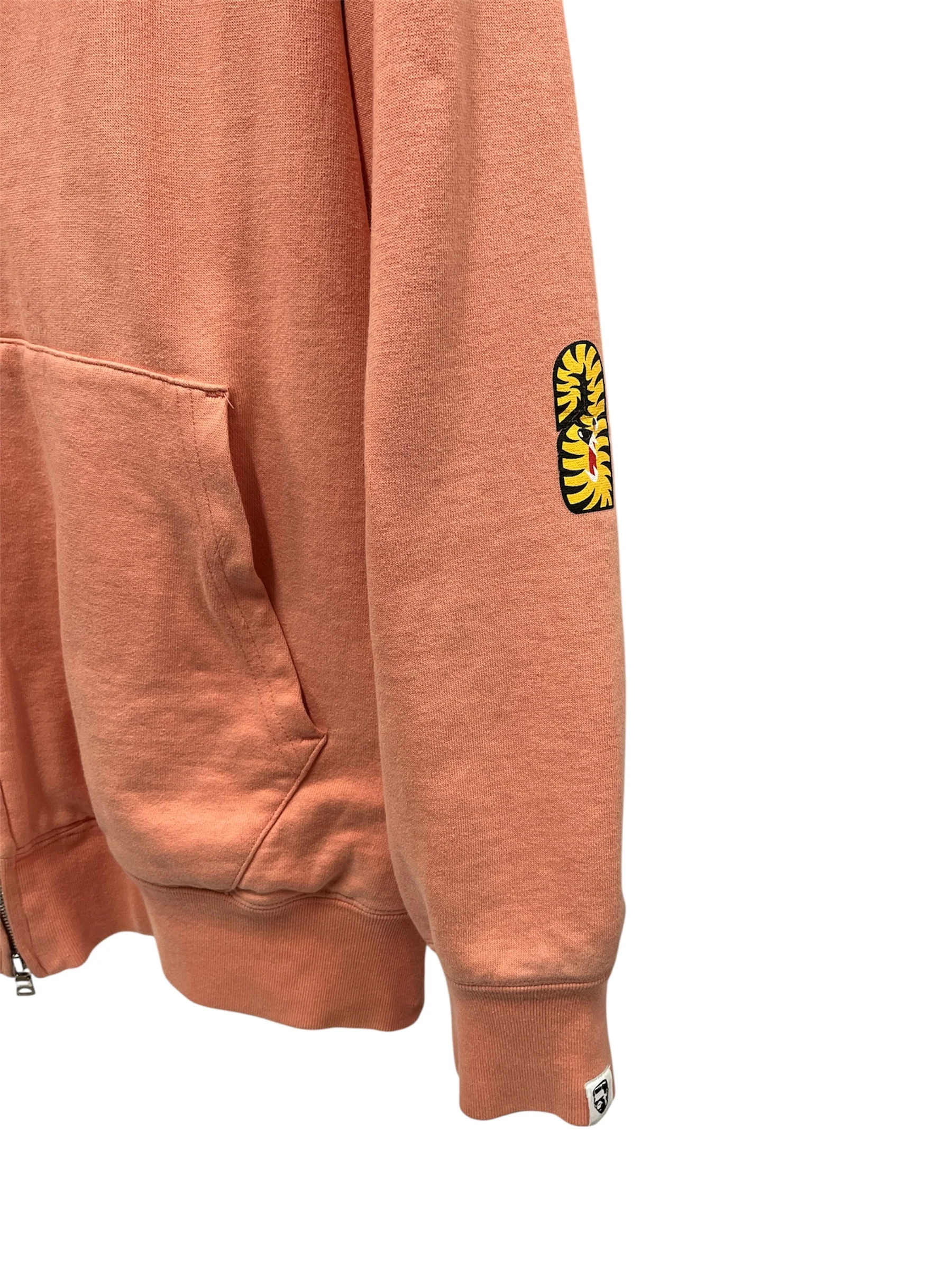 A BATHING APE/Zip Up Hoodie/XL/Cotton/PNK/