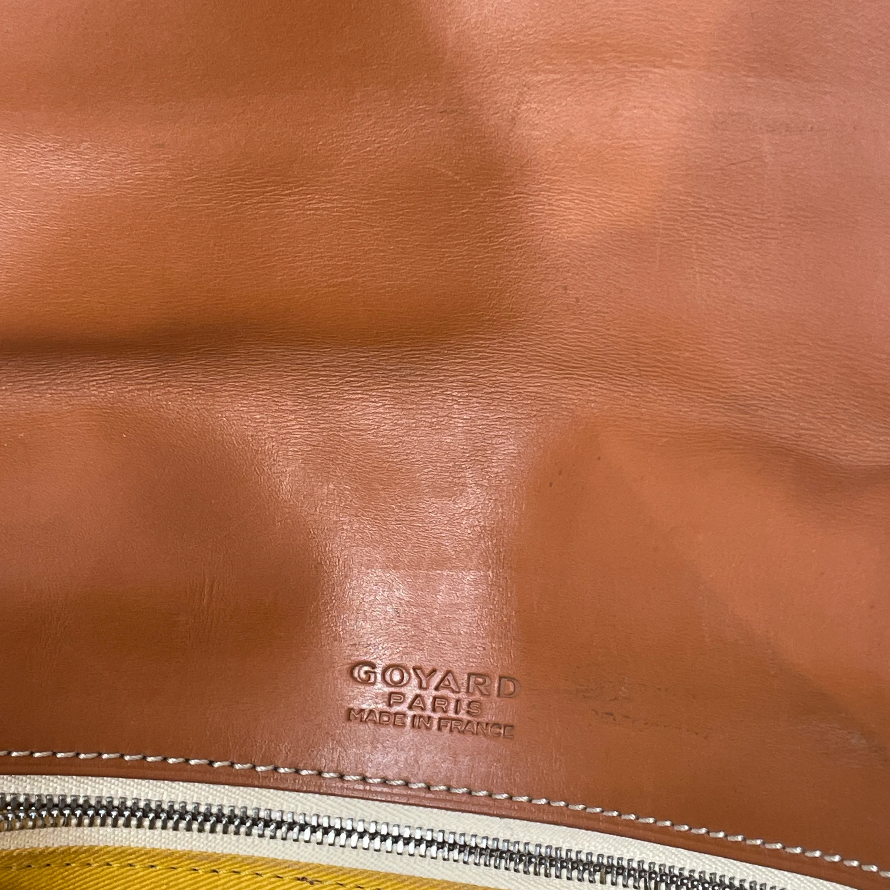 GOYARD/Cross Body Bag/All Over Print/Leather/BLK/belvedere pm messenger/brown