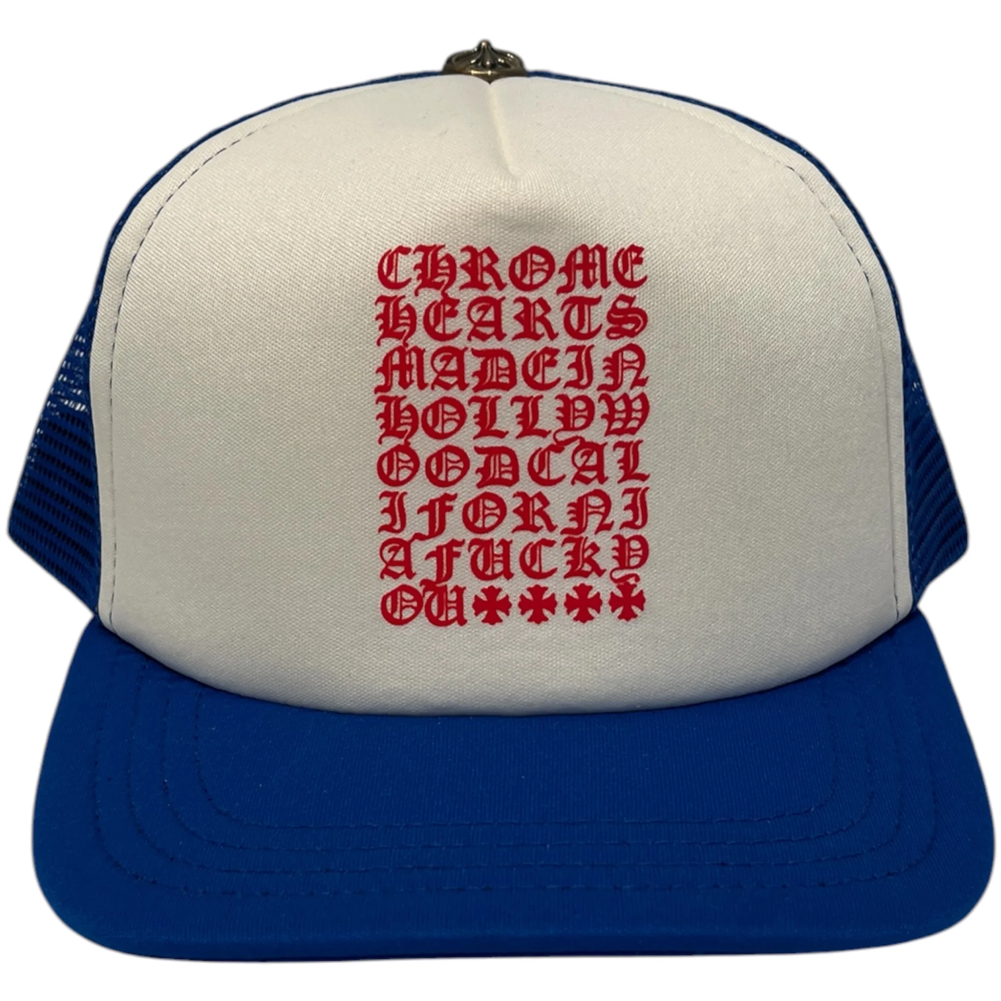 CHROME HEARTS/Trucker Cap/OS/BLU/