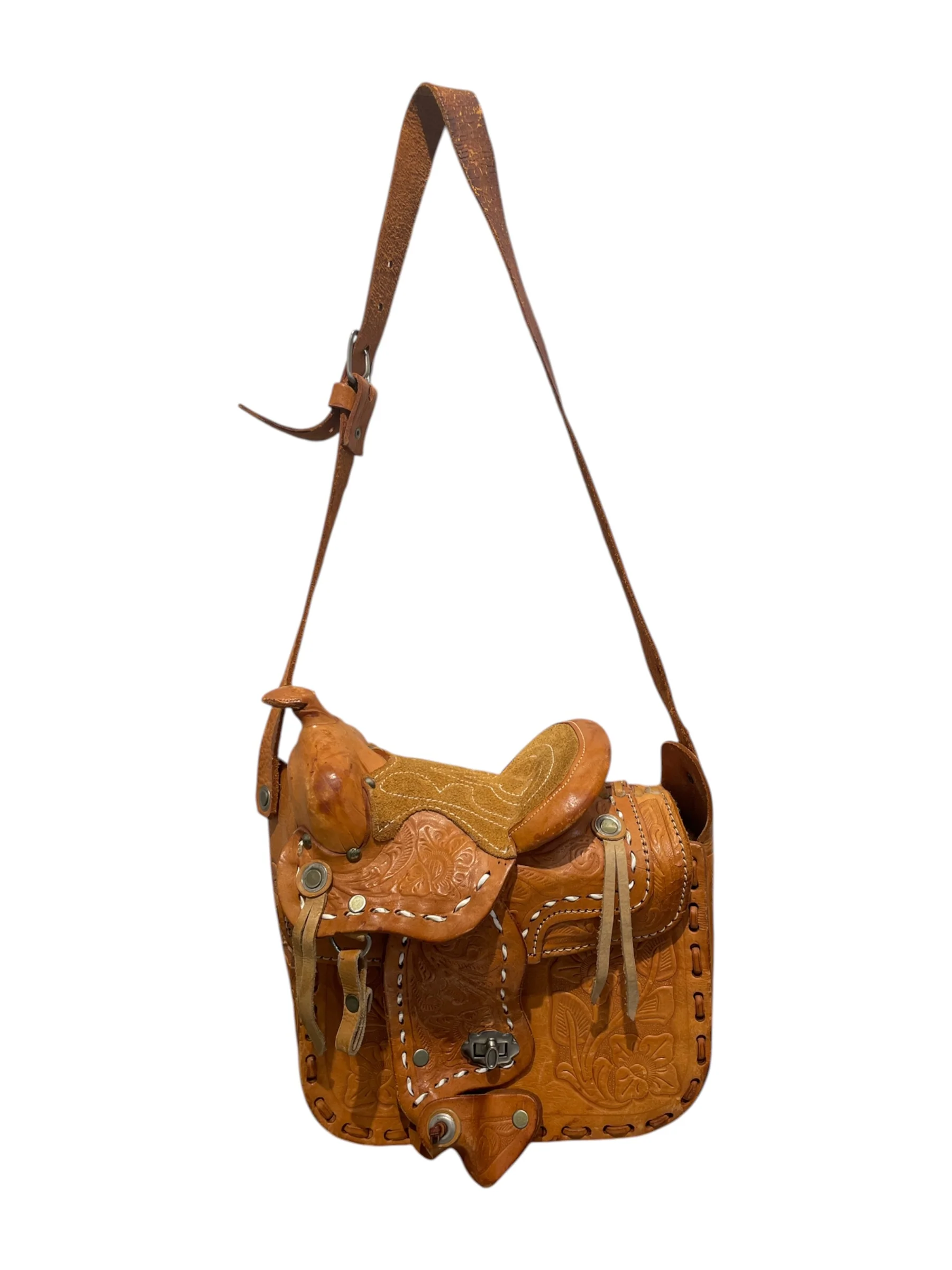 Vintage/Cross Body Bag/Leather/CML/