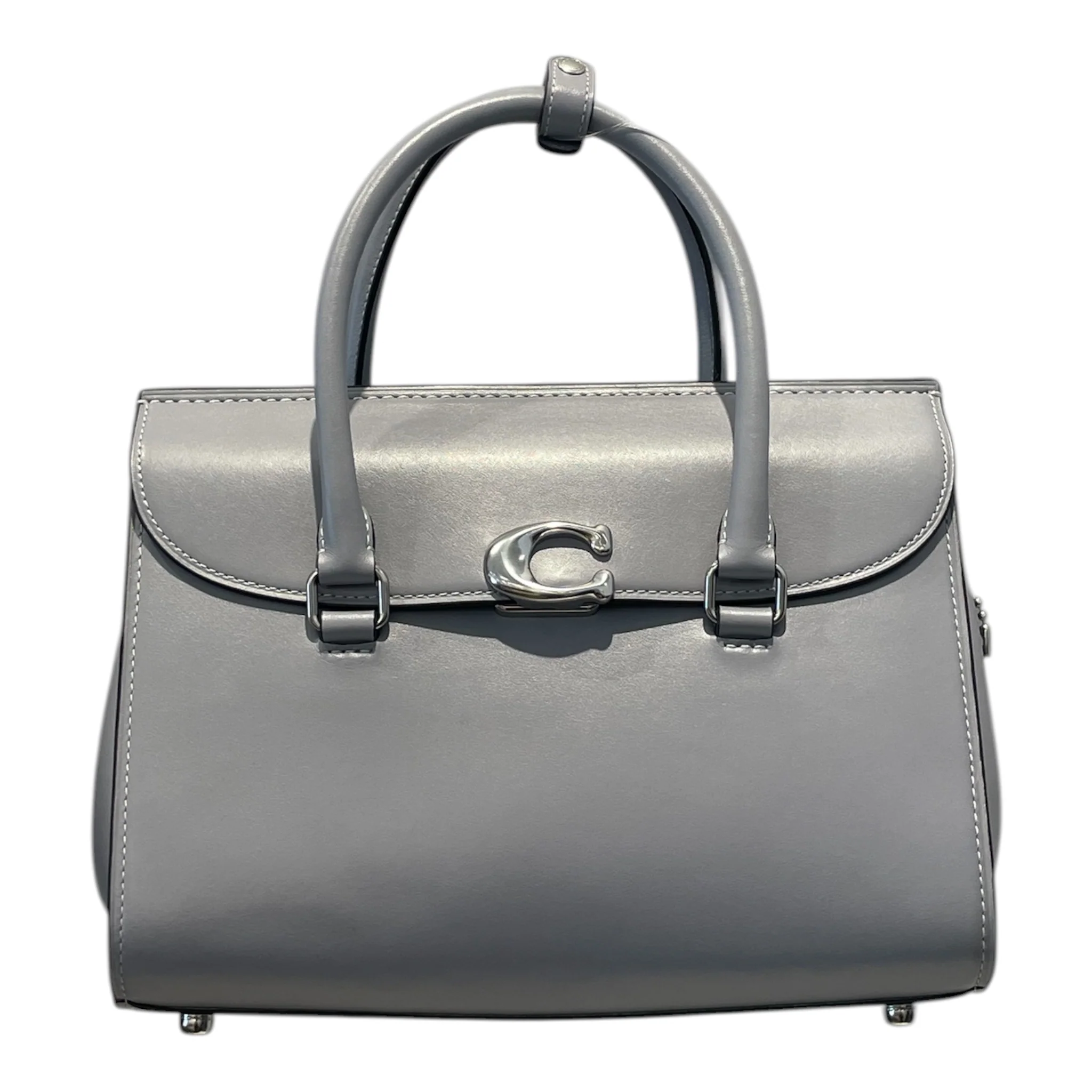COACH/Hand Bag/Leather/GRY/COACH BROOME CARRYALL