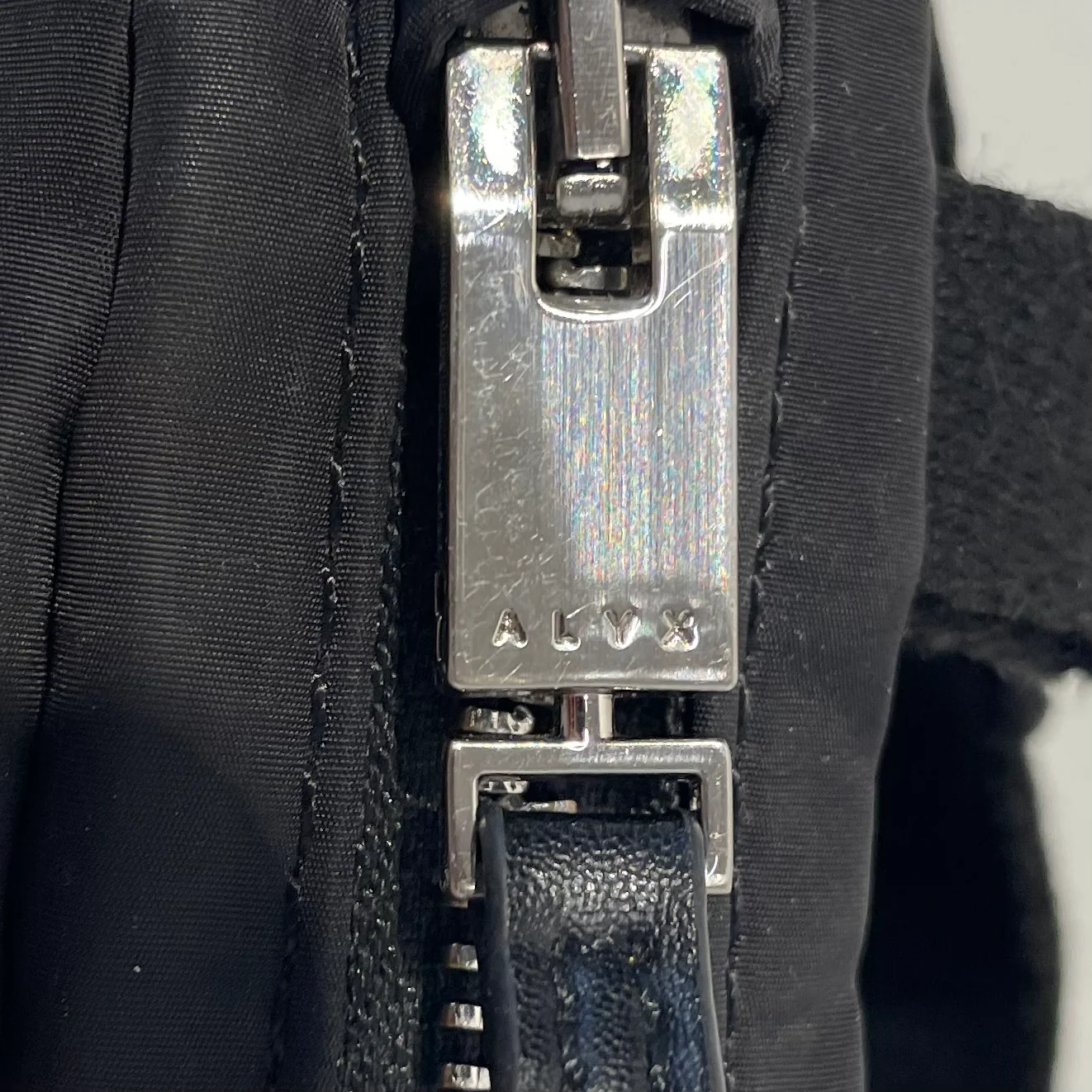 1017 ALYX 9SM(ALYX)/Fanny Pack/S/Nylon/BLK/TWO ZIPPERS