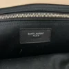 YVES SAINT LAURENT/Tote Bag/Leather/BEG/DEBOSSSED LOGO CALFSKIN