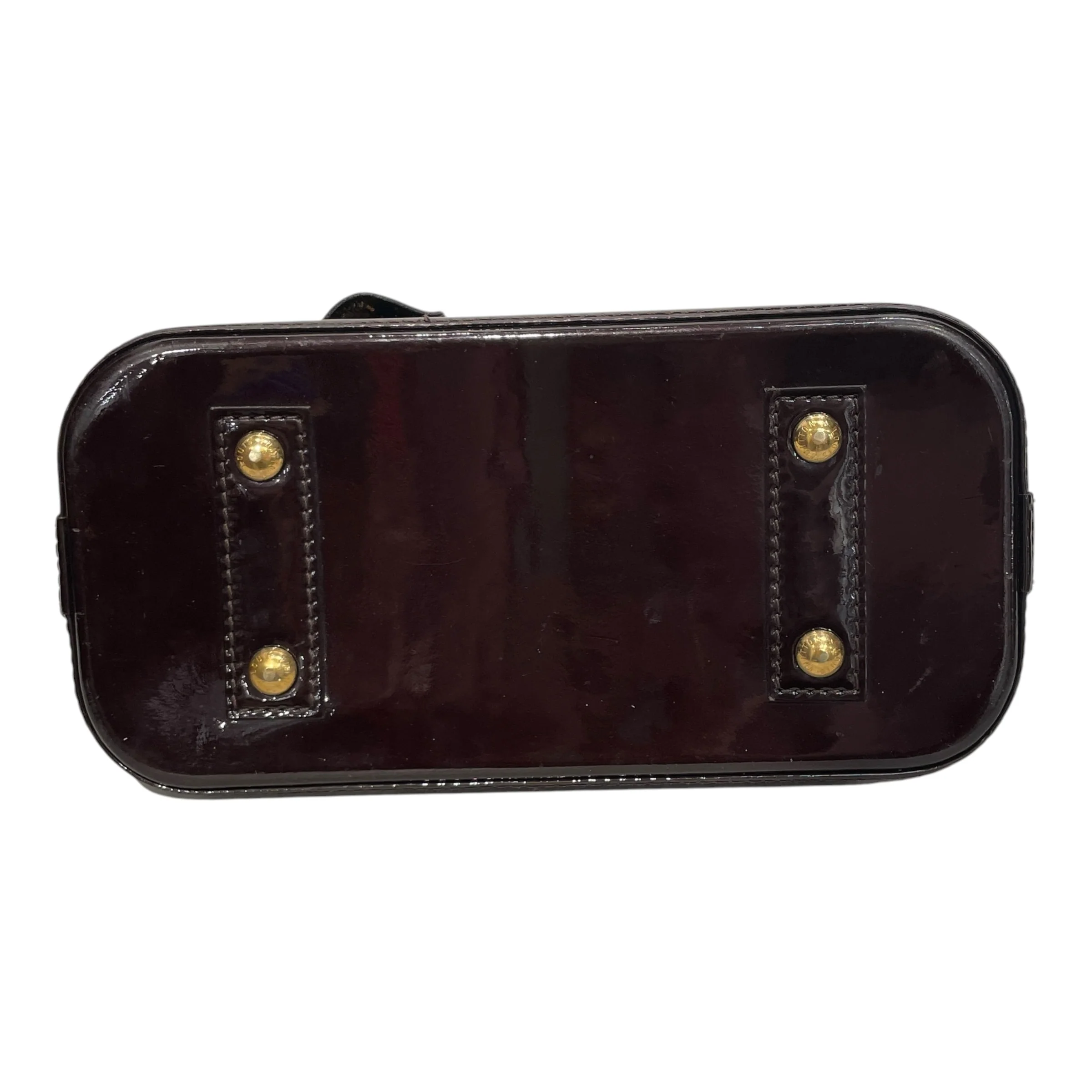 LOUIS VUITTON/Cross Body Bag/Monogram/Leather/BRD/VERNIS ALMA BB