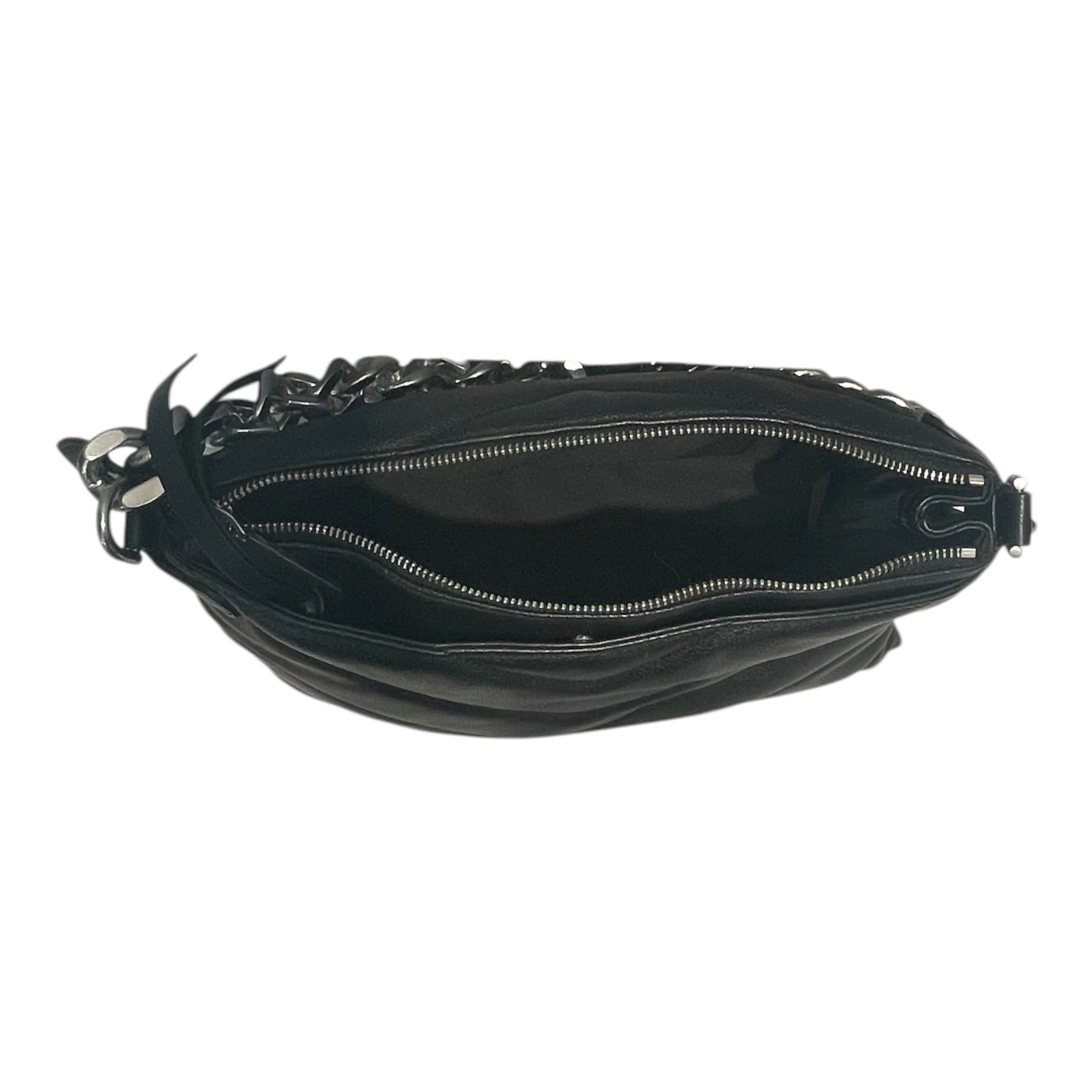 REBECCA MINKOFF/Cross Body Bag/Leather/BLK/QUILTED SHOULER BAG