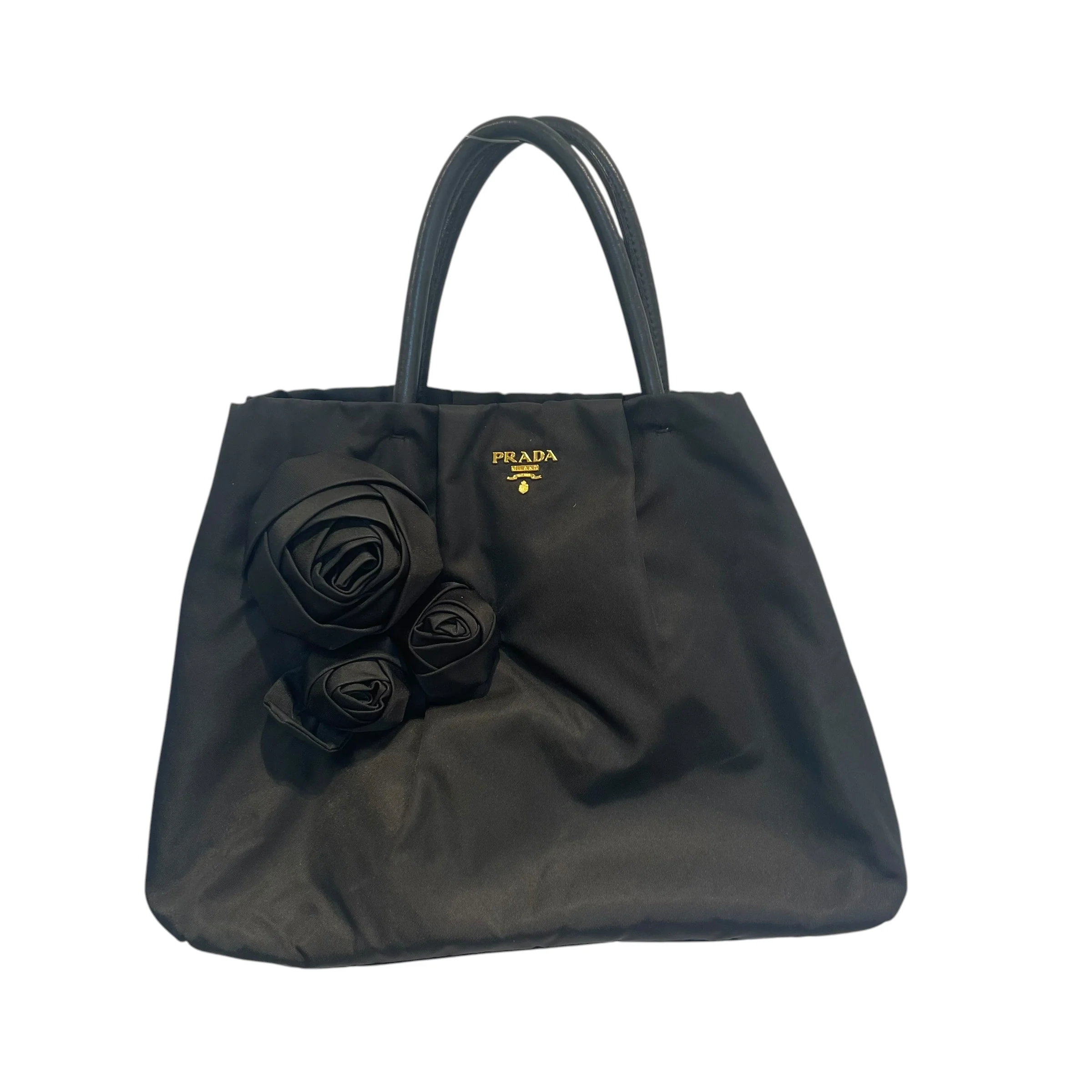 2012-prada-hand-bag-nylon-blk-floral-1.webp PRADA/Hand Bag/Nylon/BLK/floral