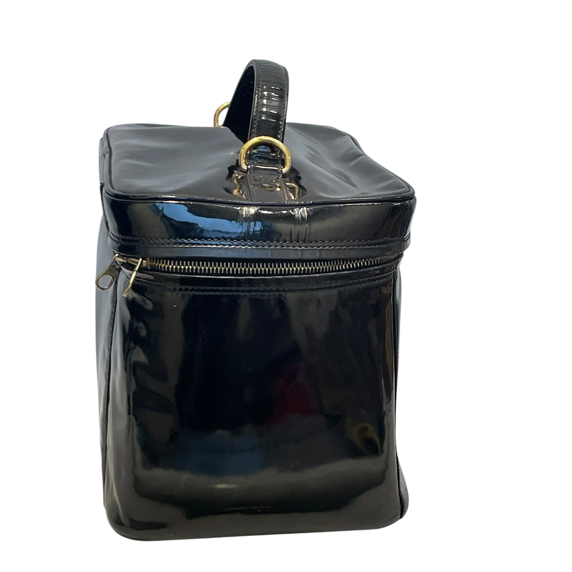 CHANEL/Bag/Leather/BLK/vanity case large cc