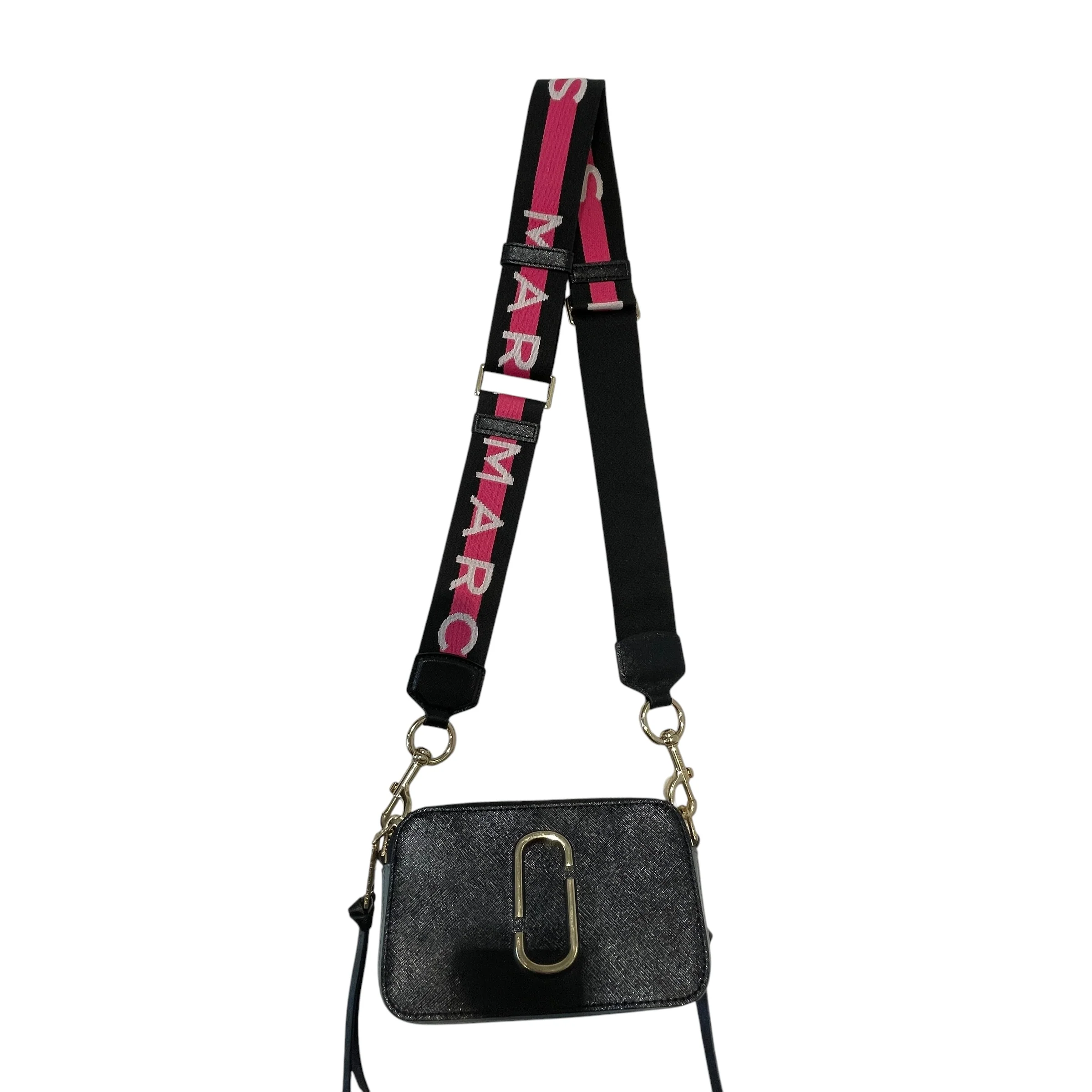 MARC JACOBS/Cross Body Bag/Leather/BLK/Snapshot