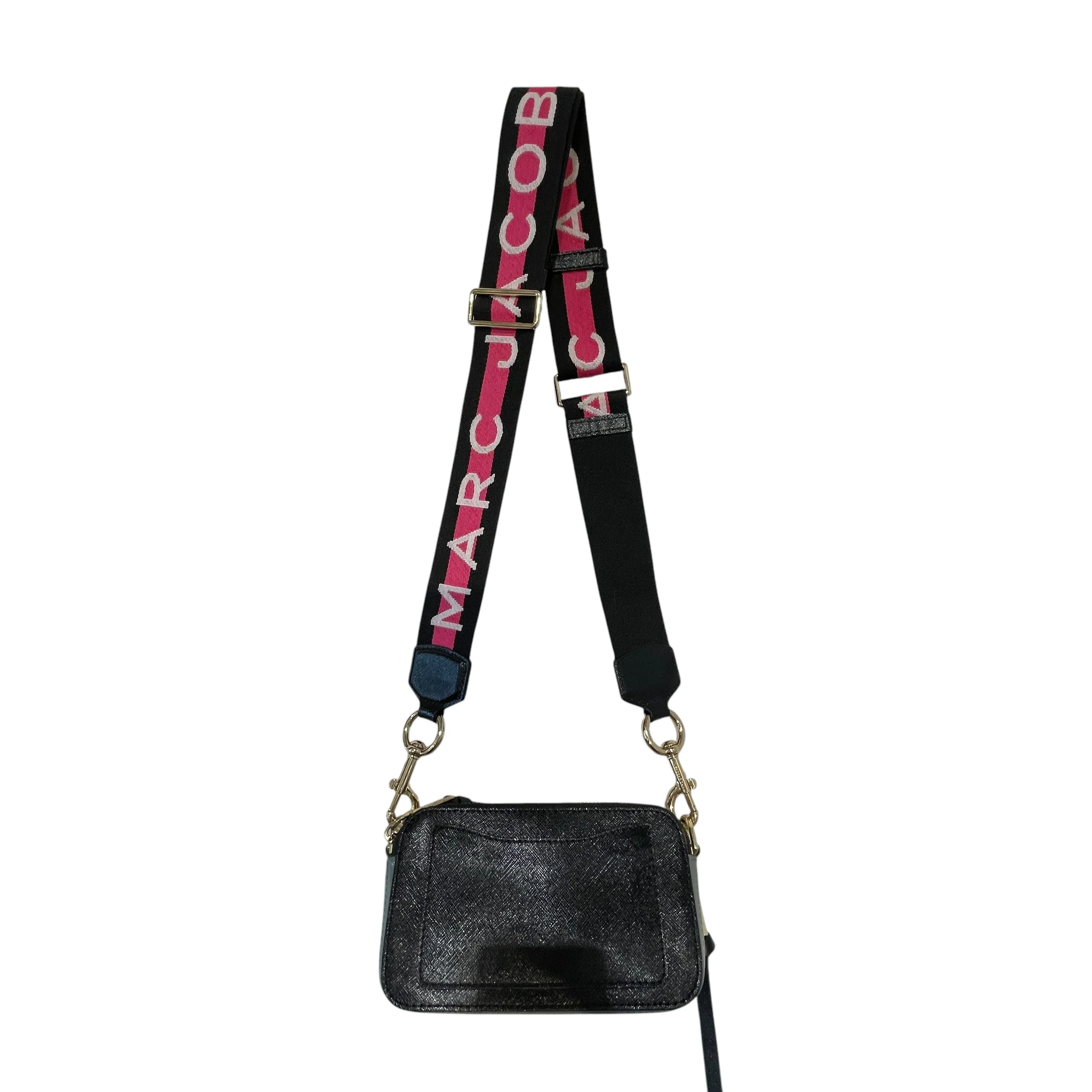 MARC JACOBS/Cross Body Bag/Leather/BLK/Snapshot