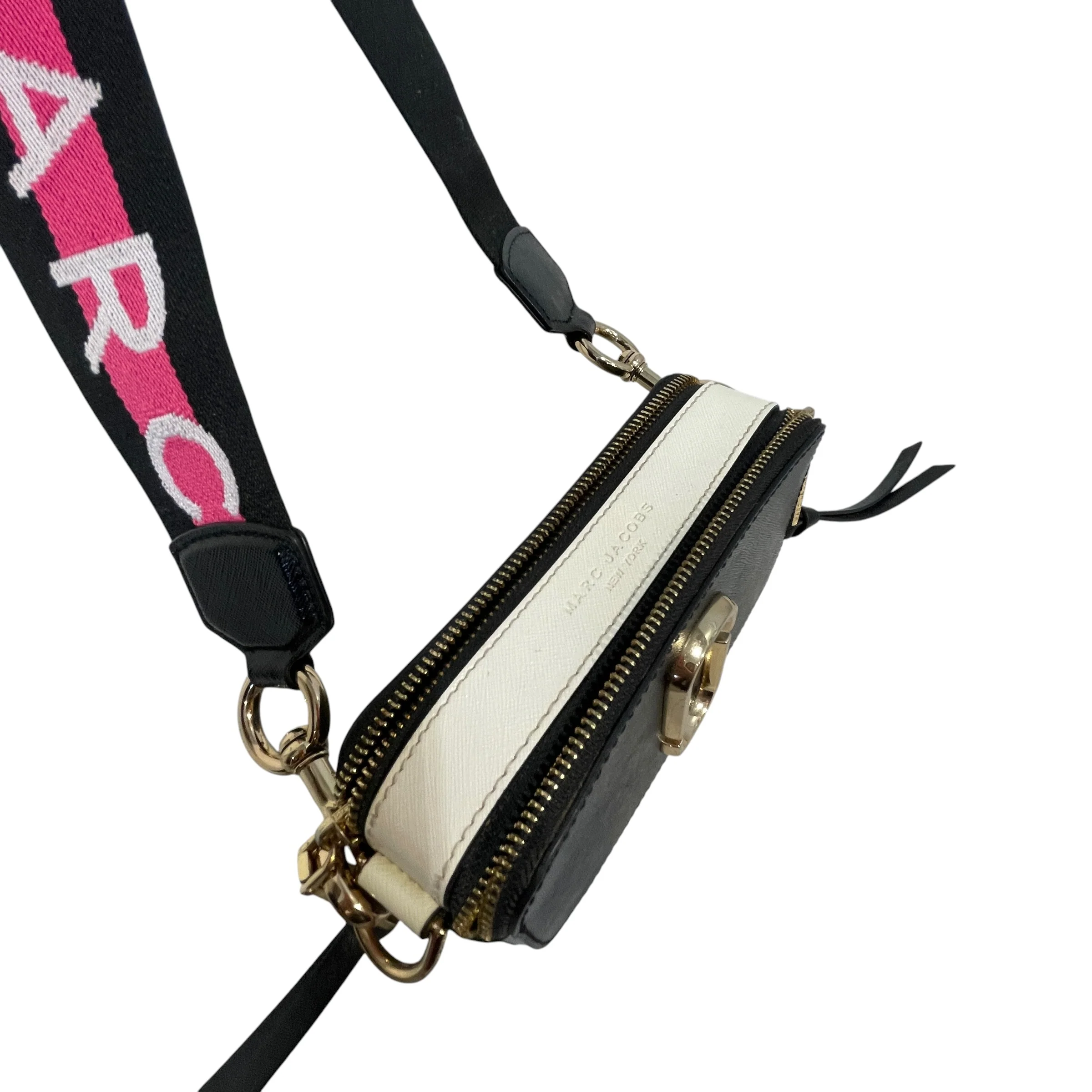 MARC JACOBS/Cross Body Bag/Leather/BLK/Snapshot