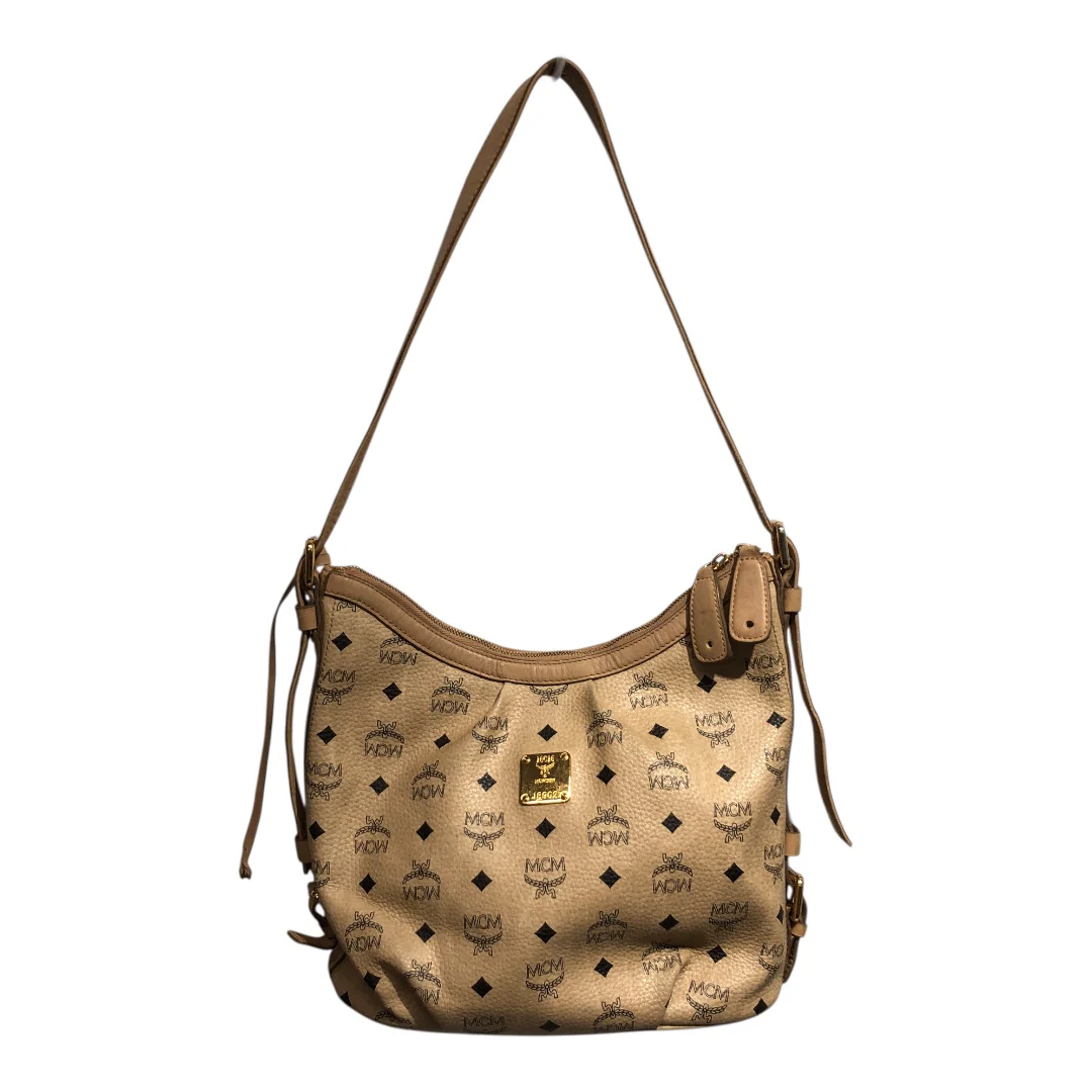 MCM/Tote Bag/Monogram/Leather/BEG/