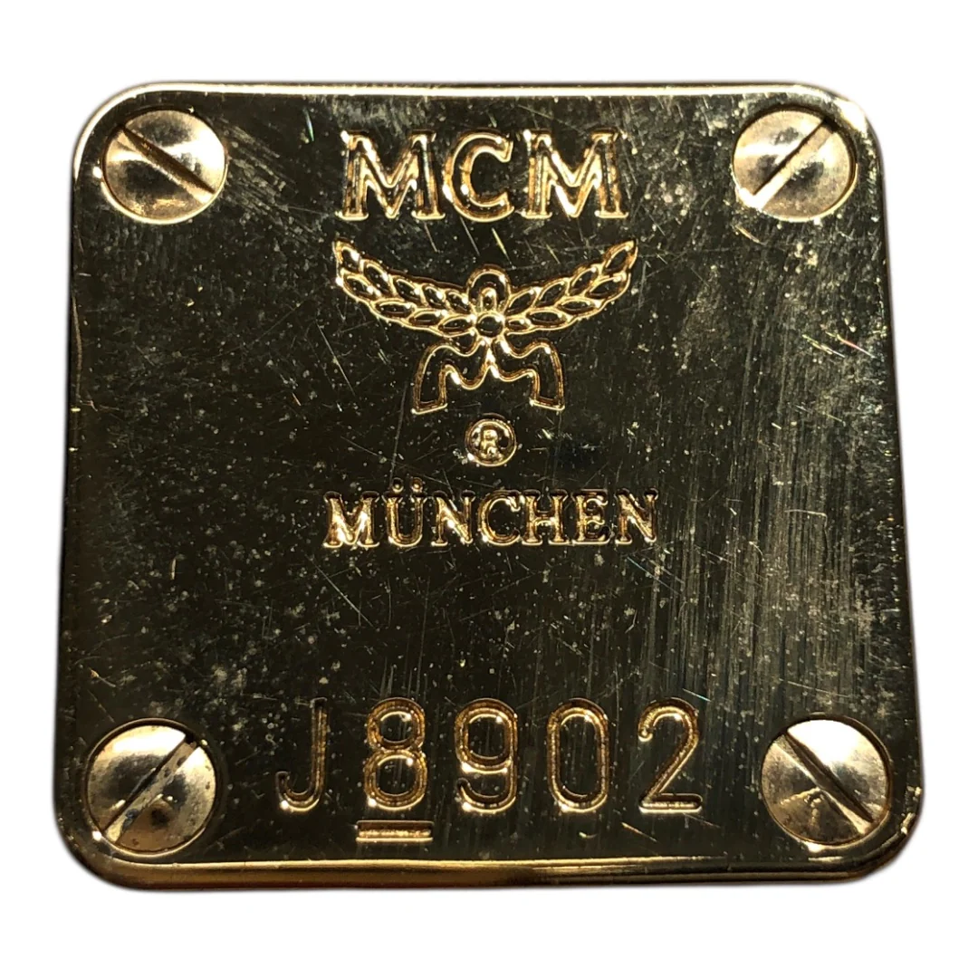 MCM/Tote Bag/Monogram/Leather/BEG/