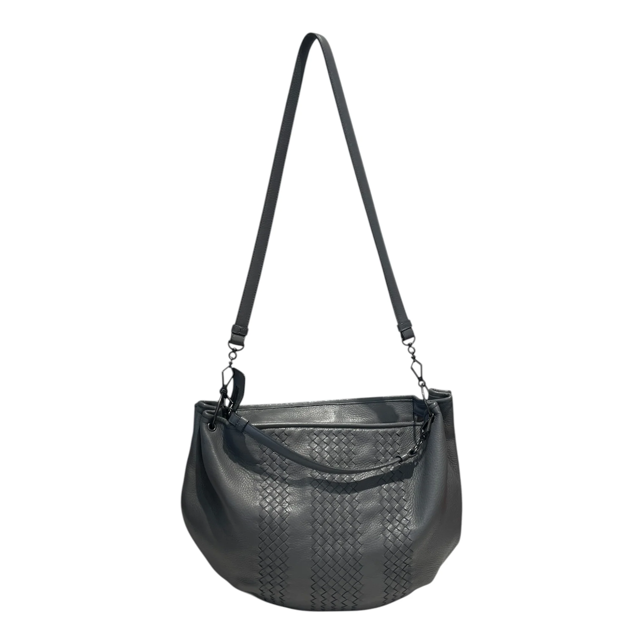 2057-bottega-veneta-hand-bag-leather-gry-intrecciato-shoulder-bag-gray-1.webp BOTTEGA VENETA/Hand Bag/Leather/GRY/Intrecciato Shoulder Bag Gray