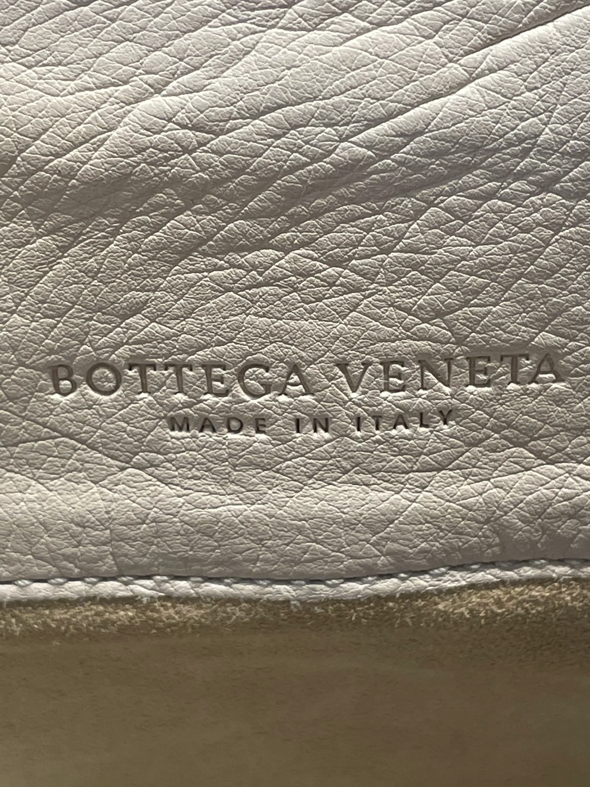 BOTTEGA VENETA/Tote Bag/Leather/IVR/Intrecciato Ostrich Lthr Tote