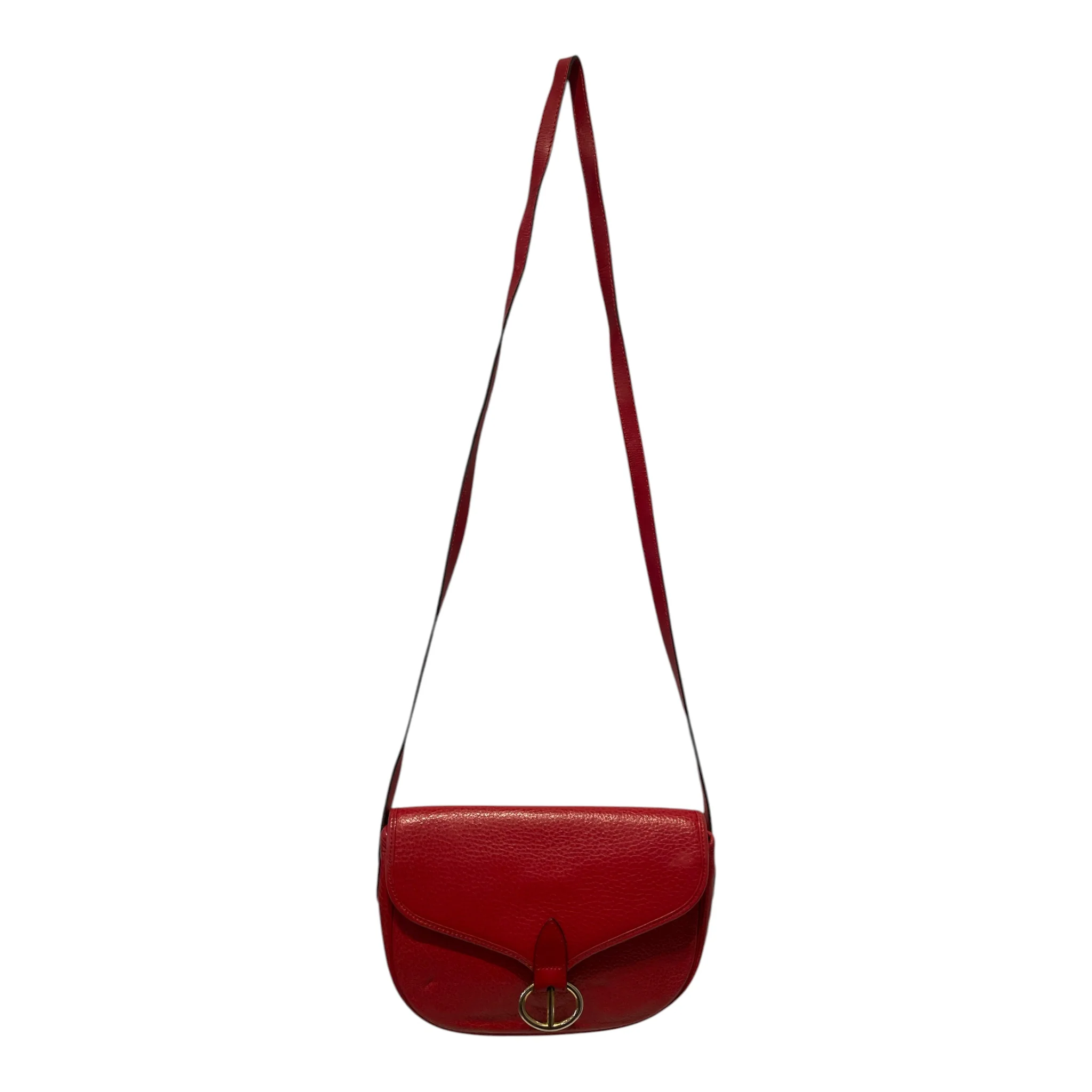 Christian Dior/Bag/Leather/RED/VINTAGE CD SIDEBAG