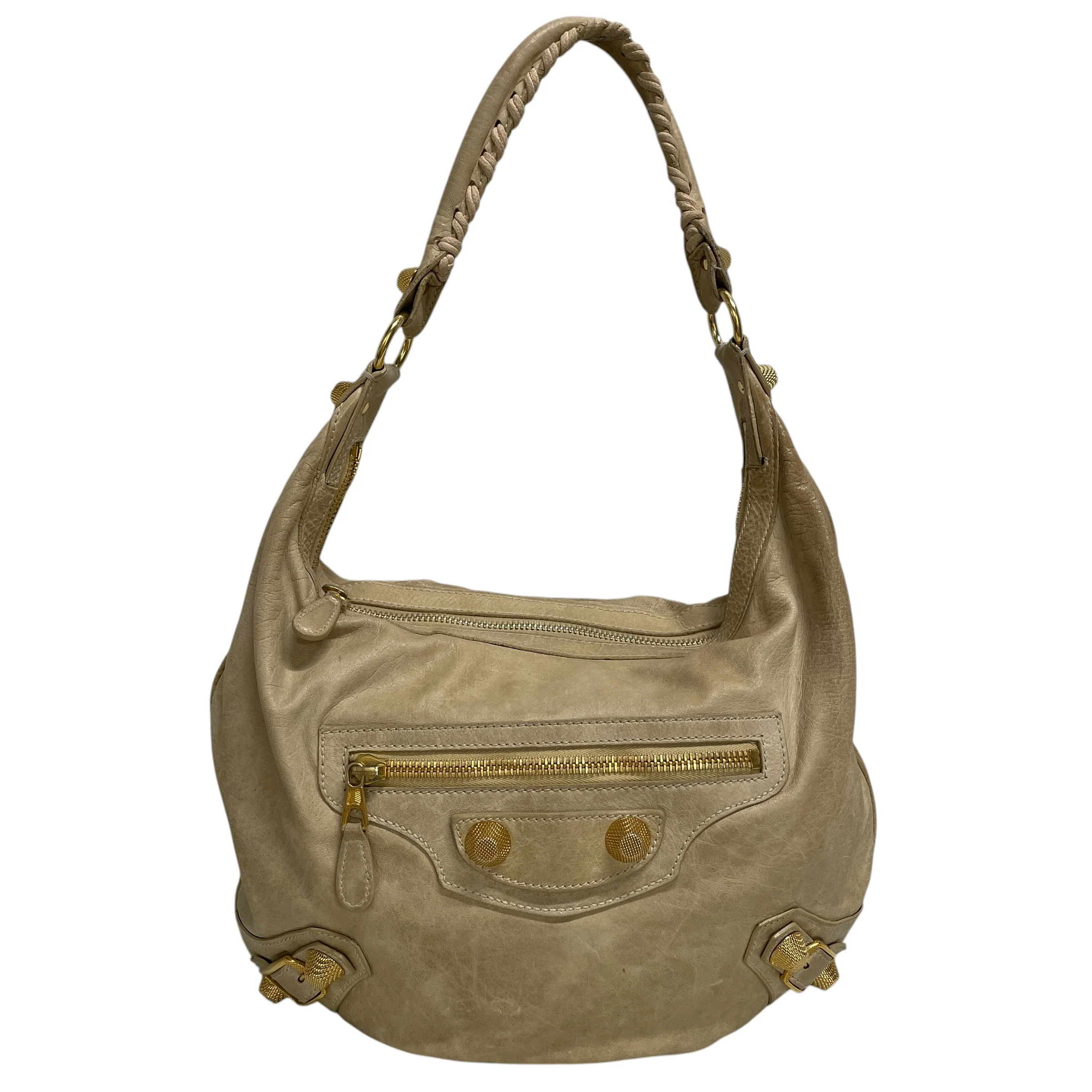 BALENCIAGA/Hand Bag/Lambskin/GLD/HOBO BAG