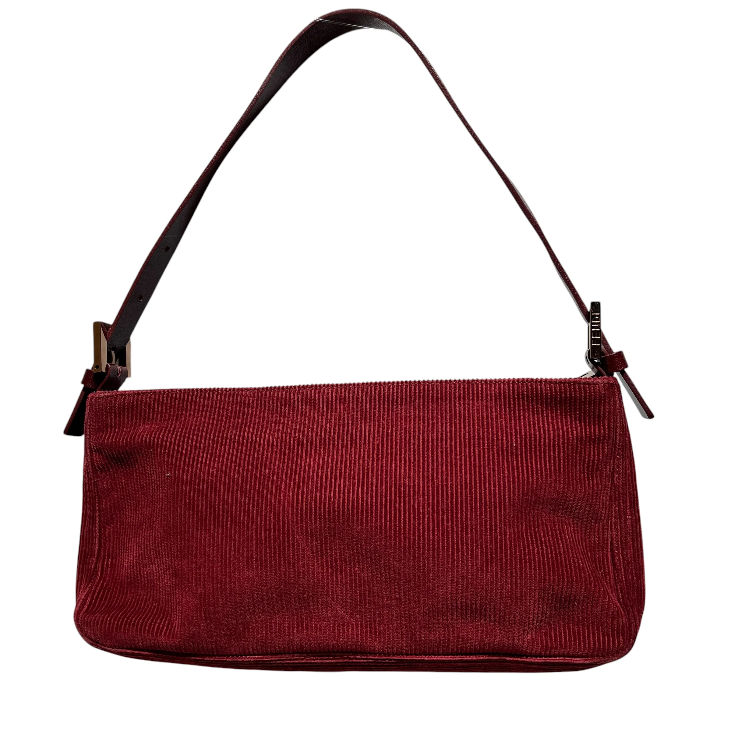 FENDI/Hand Bag/Corduroy/RED/