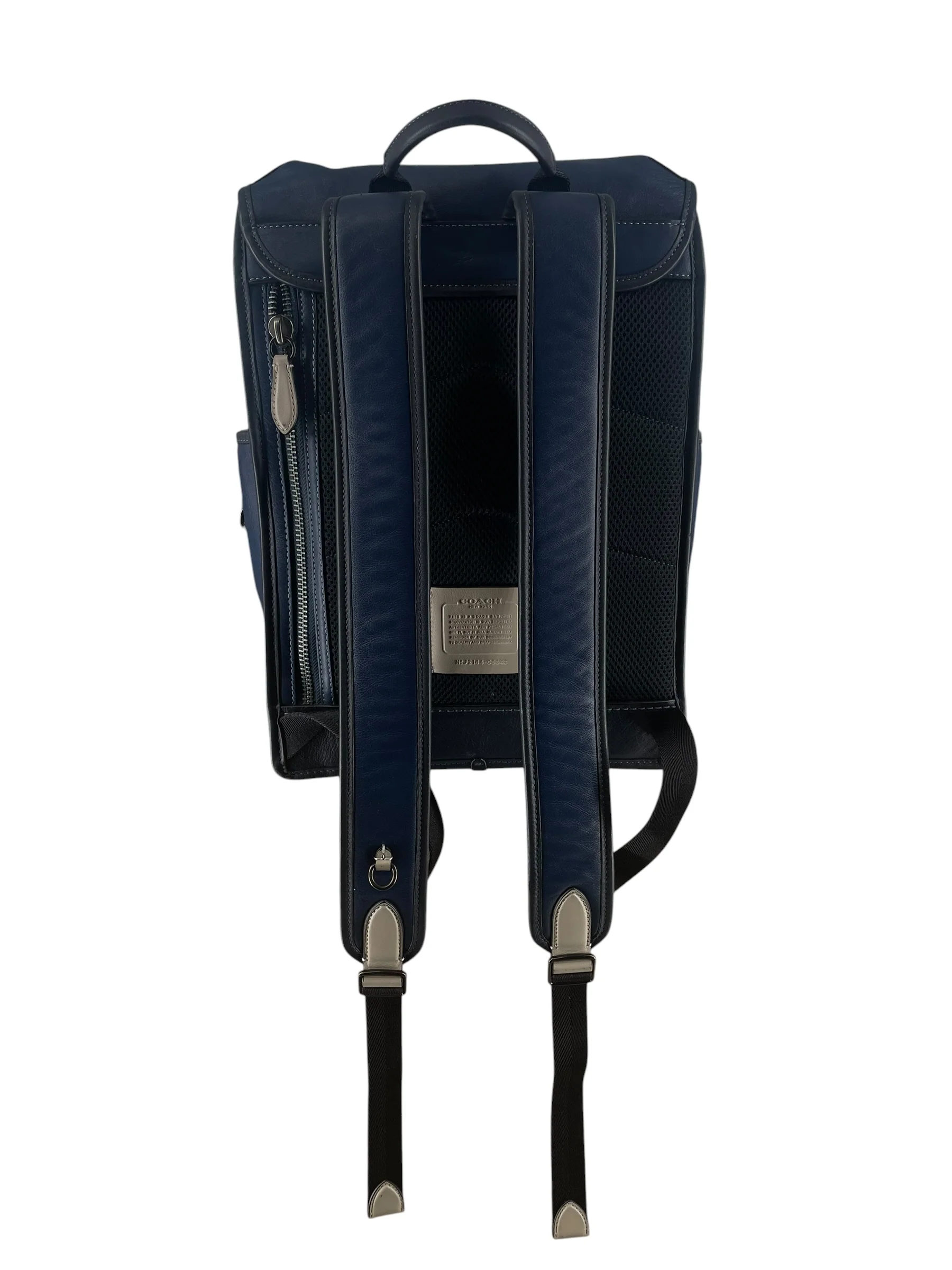 COACH/Backpack/Leather/NVY/NAVY LEAGUE FLAP  BACKPACK