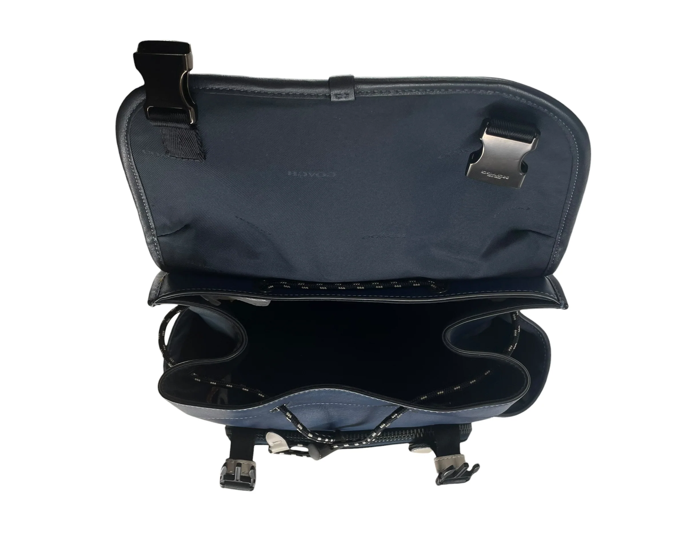 COACH/Backpack/Leather/NVY/NAVY LEAGUE FLAP  BACKPACK