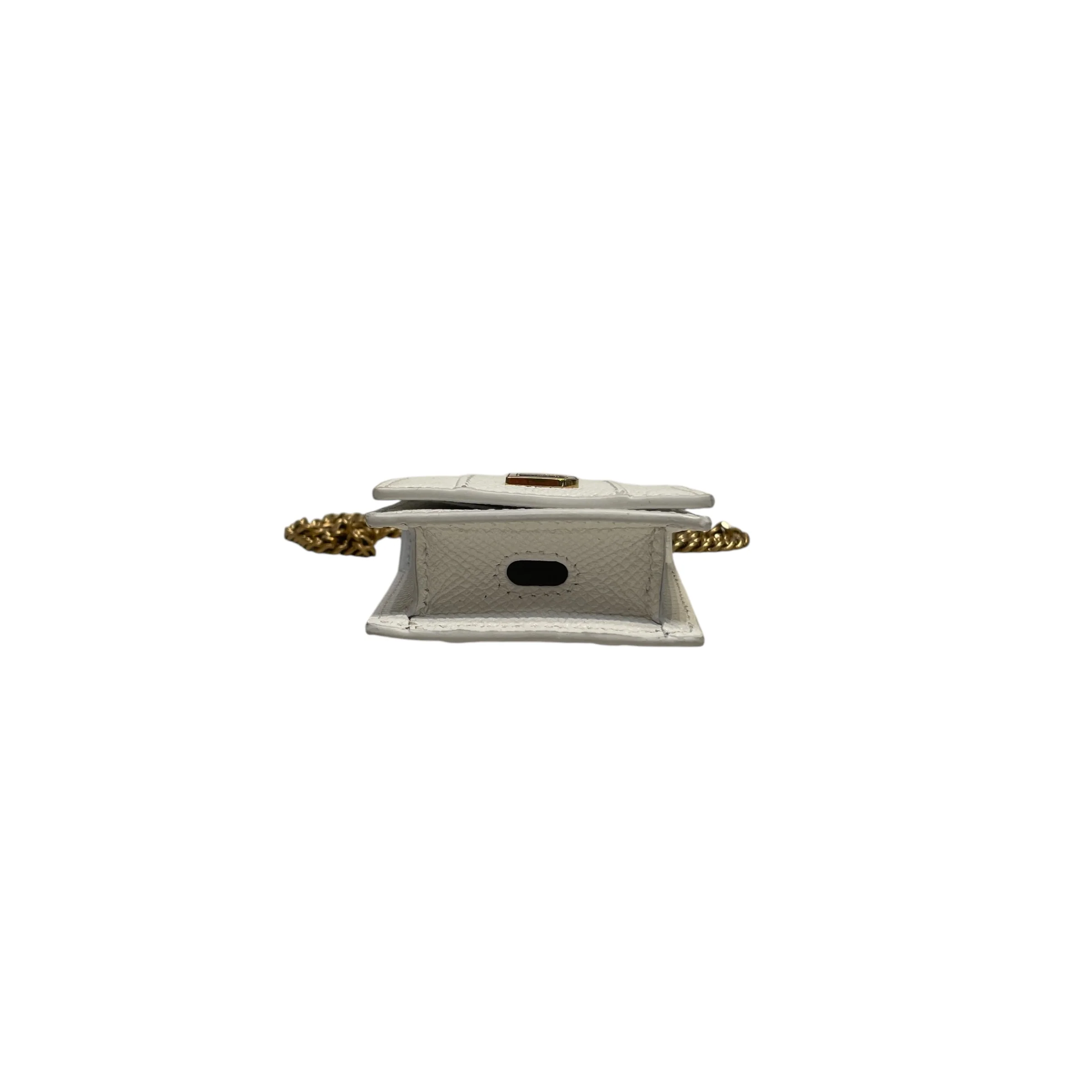BALENCIAGA/Pouch/Leather/WHT/