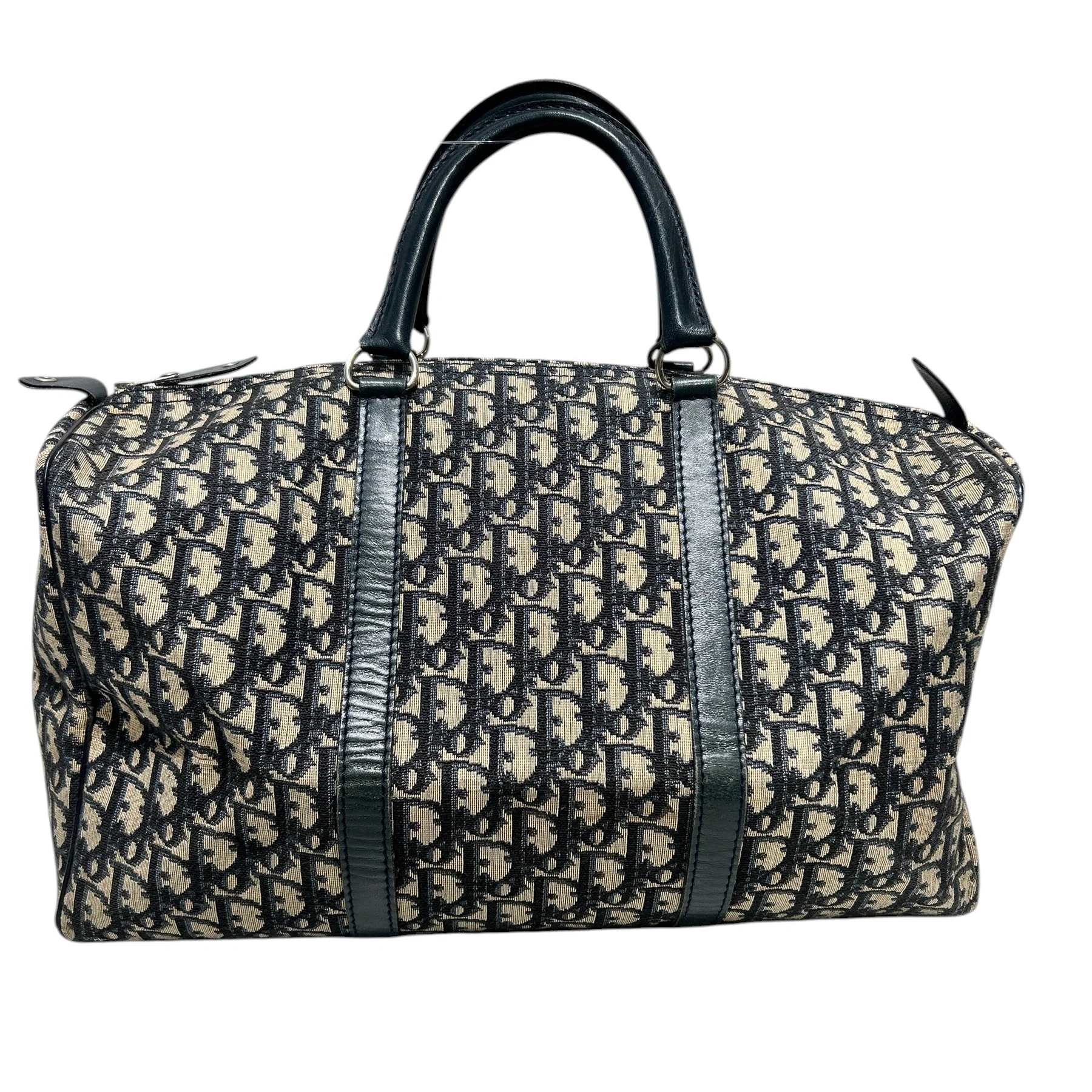 Christian Dior/Luggage/All Over Print/Cotton/NVY/vintage mini duffle