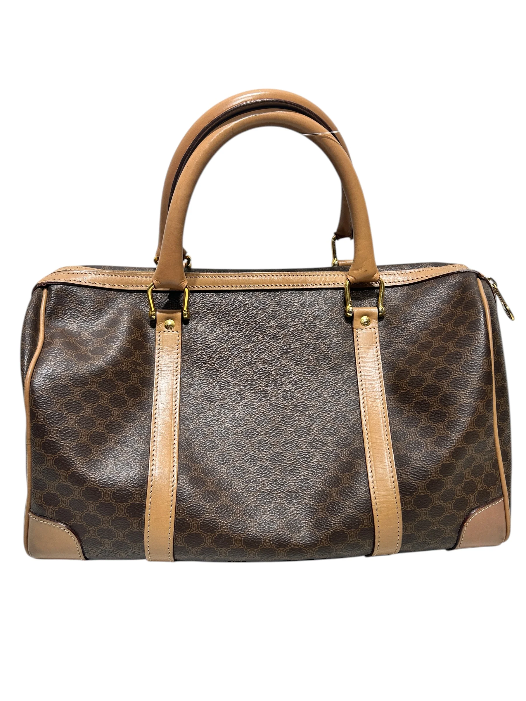 CELINE/Hand Bag/Leather/BRW/macadam boston