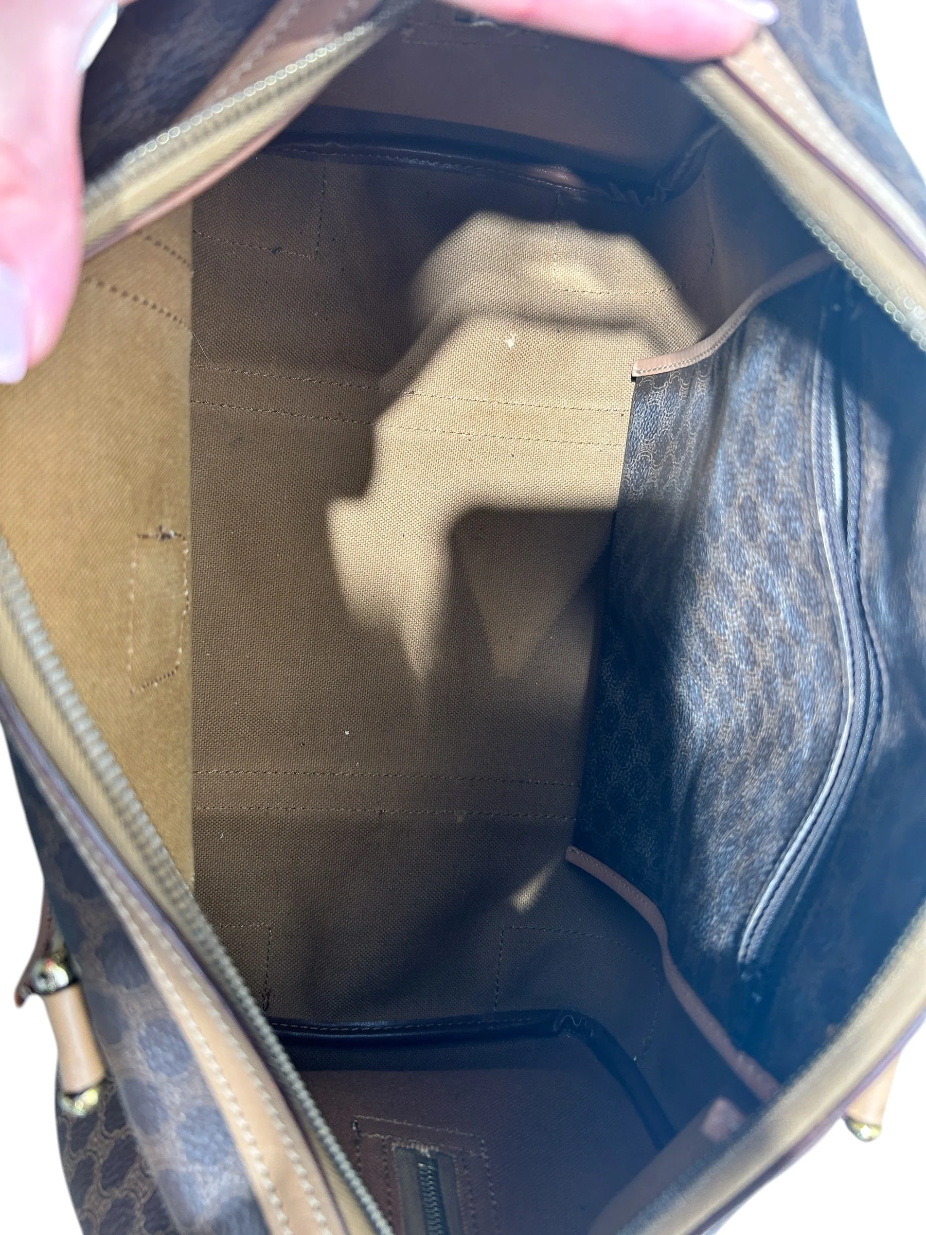 CELINE/Hand Bag/Leather/BRW/macadam boston
